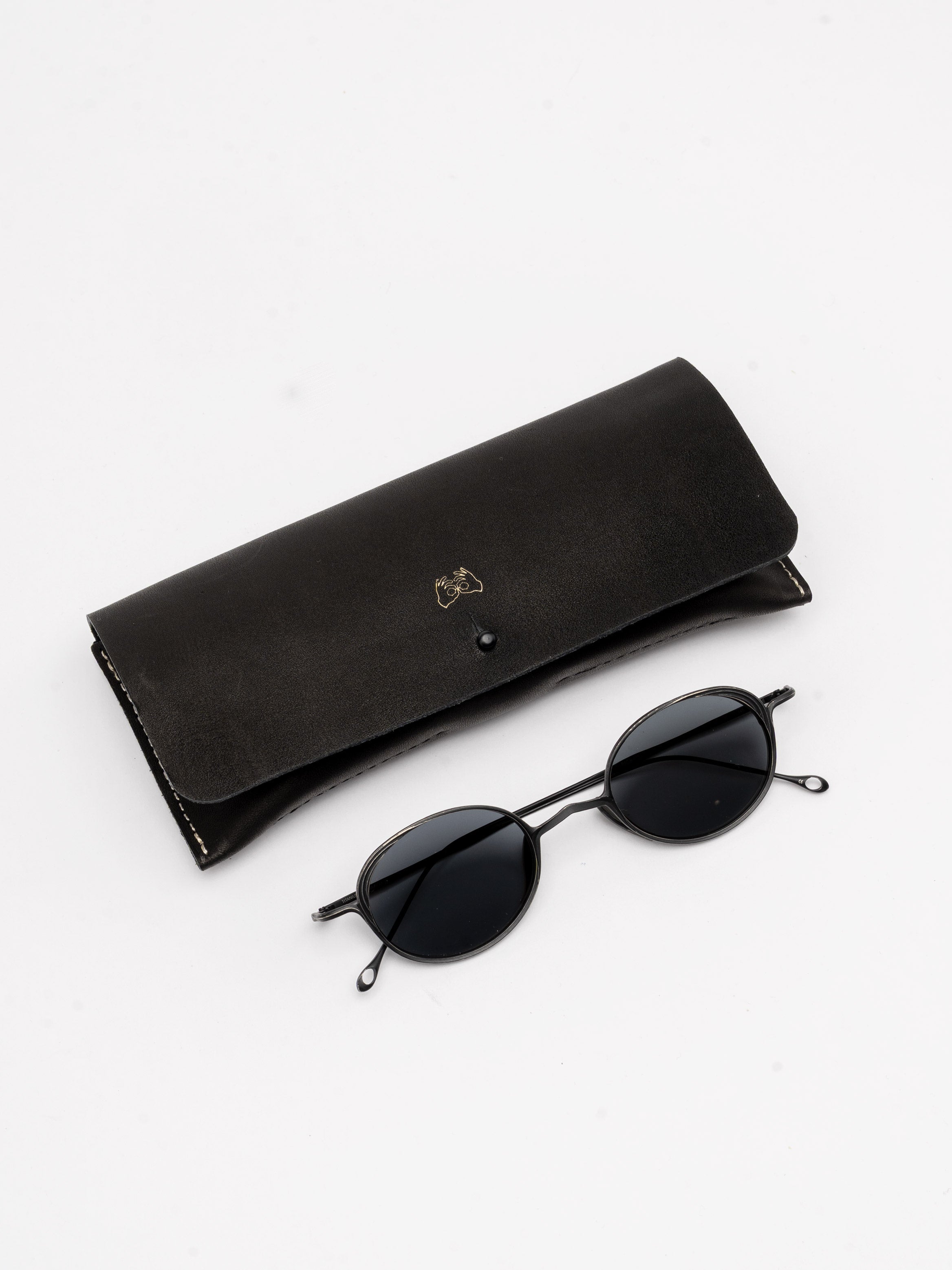 Oval Titanium Sunglasses