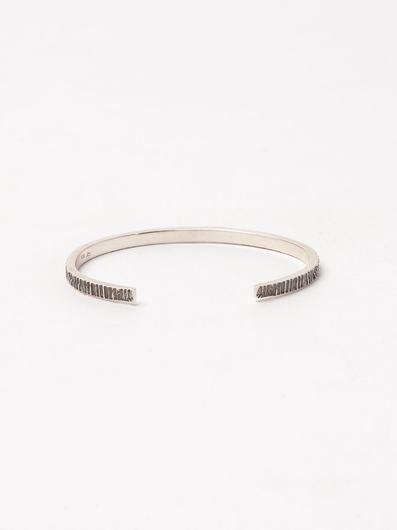 Sterling Silver Textured Cuff Bracelet - INN7