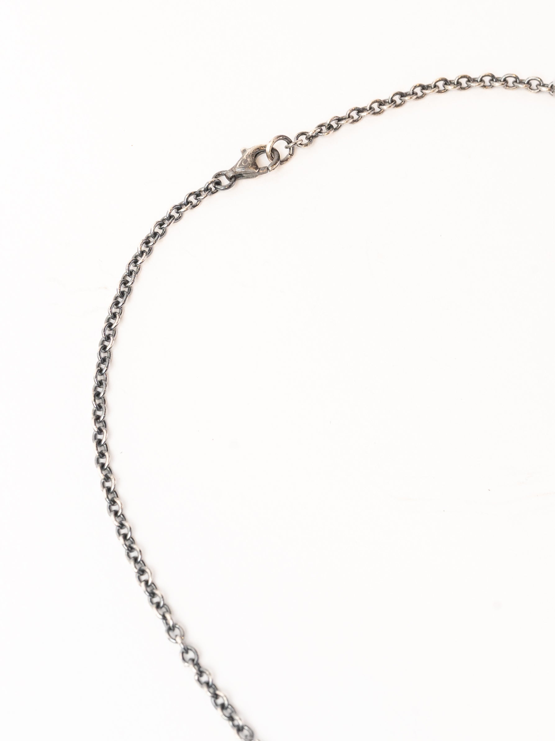 Silver Textured Bar Necklace - INN7