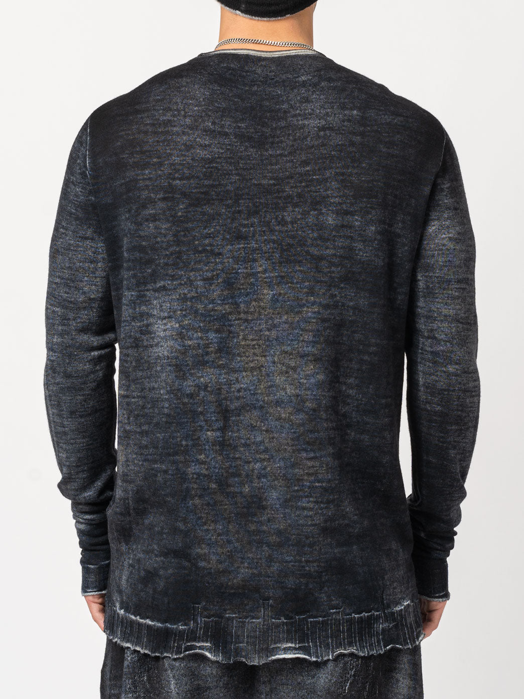 Front Embroidery Wool Sweater - INN7