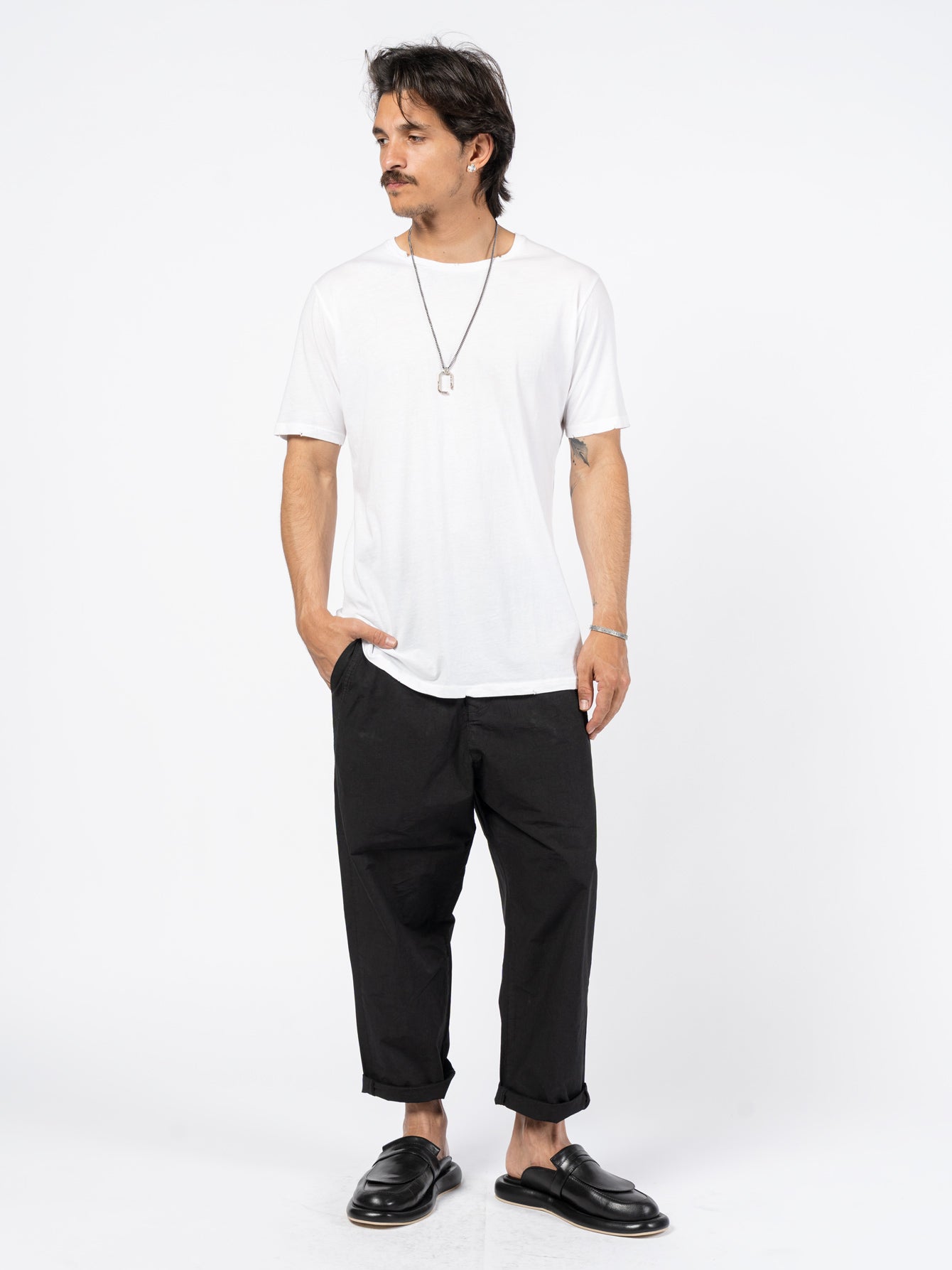 Washed Cotton T-Shirt - INN7