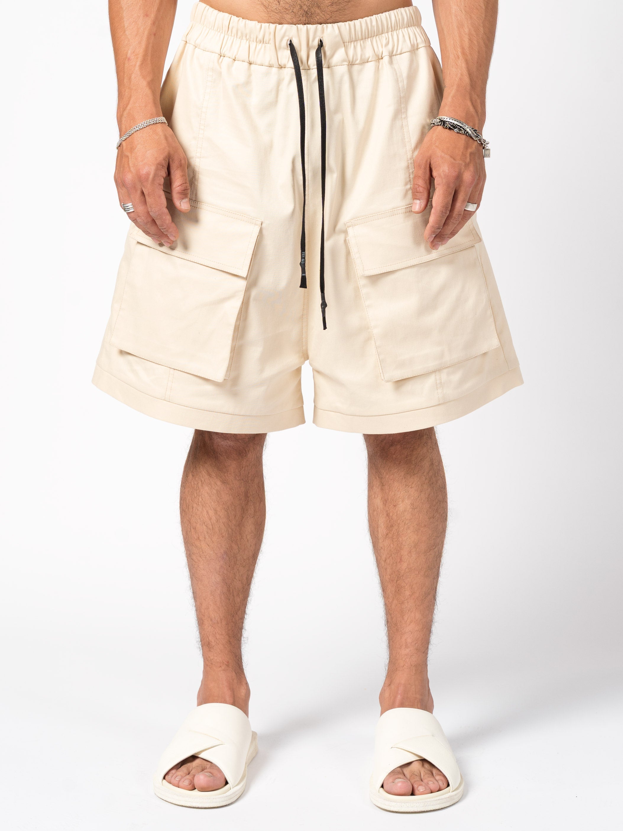 Wide-Leg Cargo Shorts - INN7