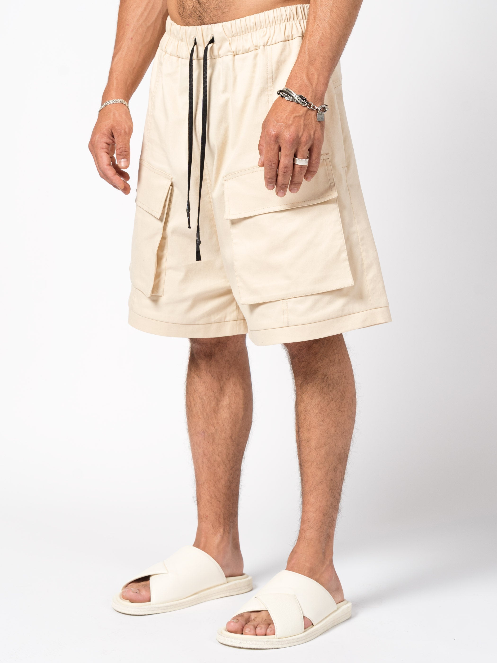 Wide-Leg Cargo Shorts - INN7