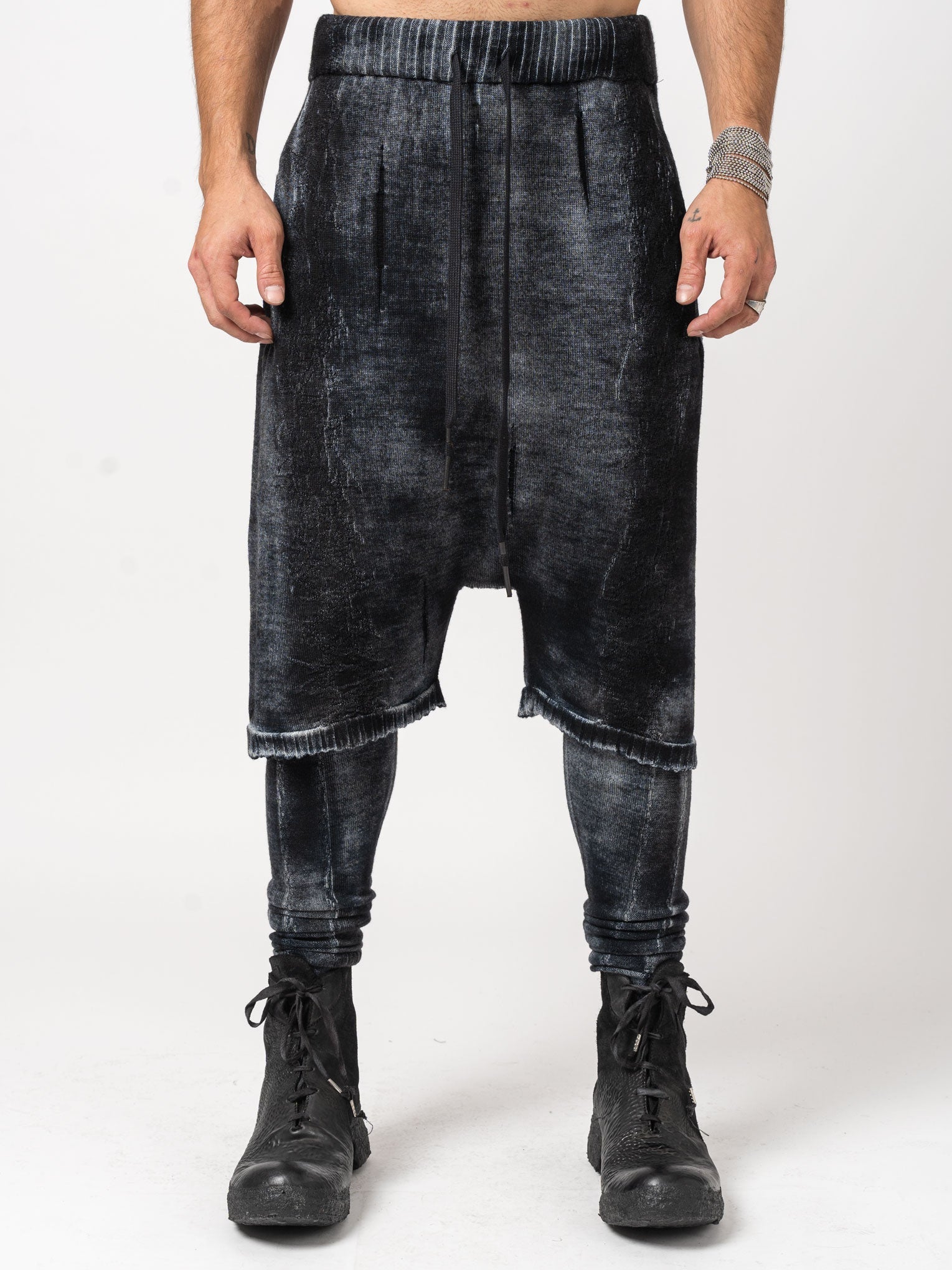 Medium Wool Double Pants - INN7
