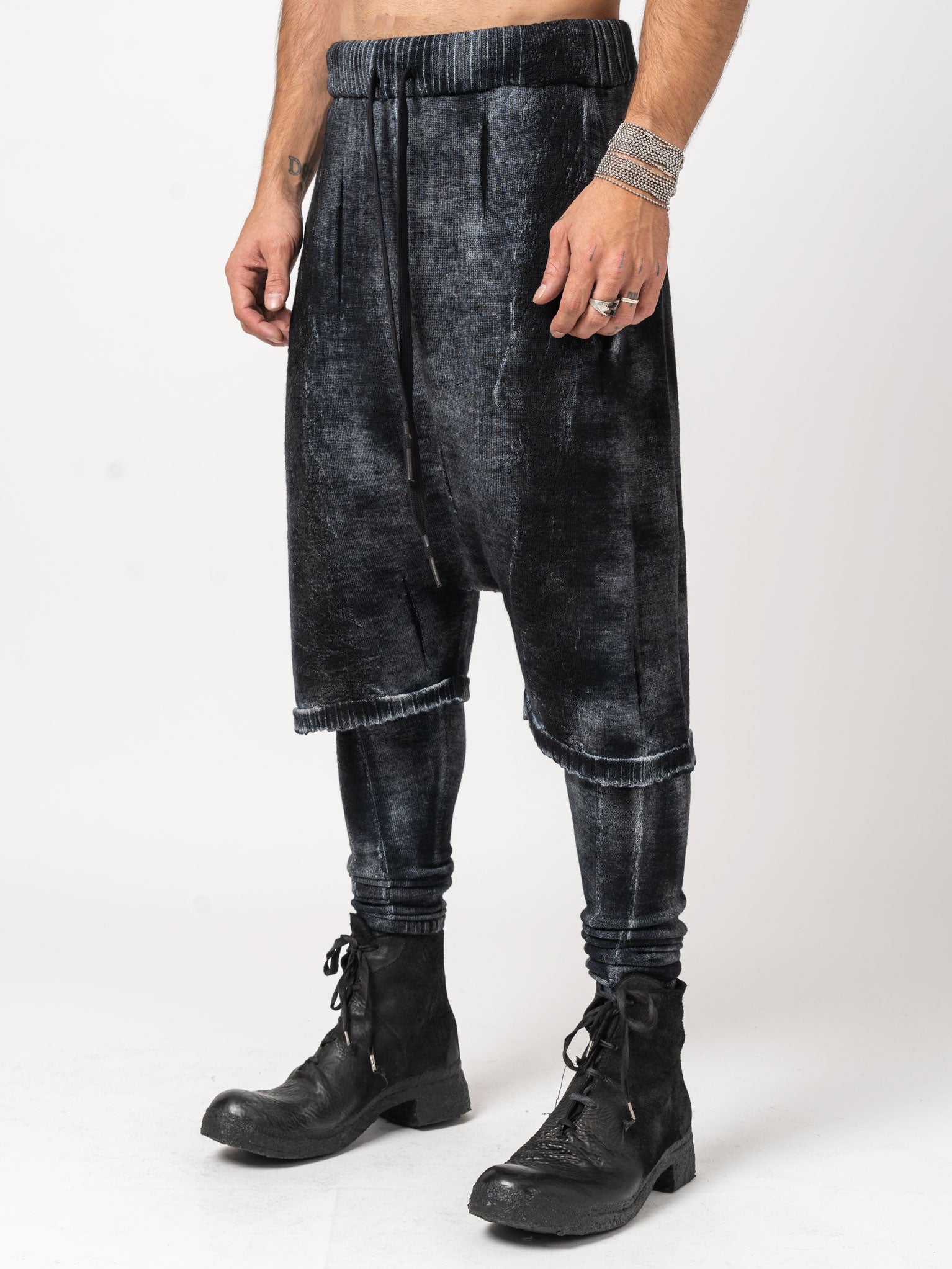 Medium Wool Double Pants - INN7