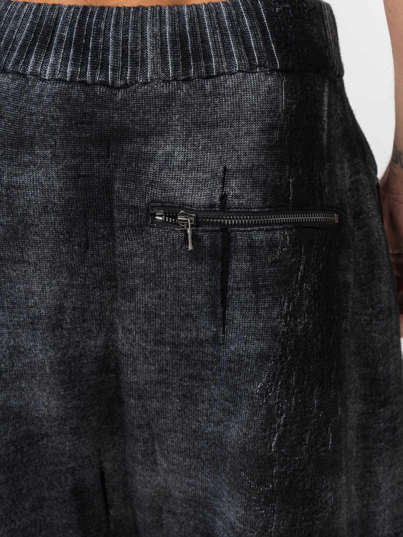 Medium Wool Double Pants - INN7