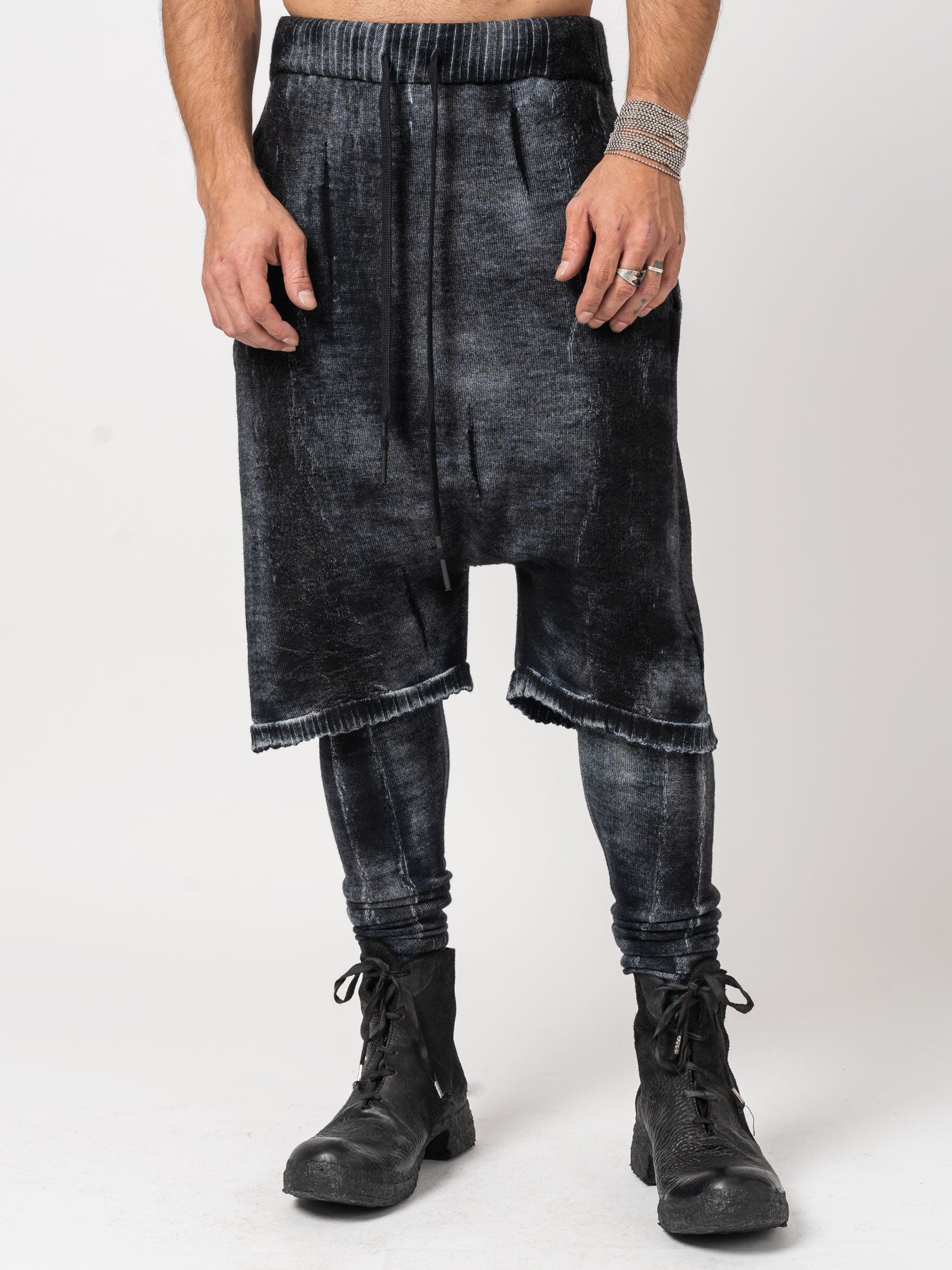 Medium Wool Double Pants - INN7