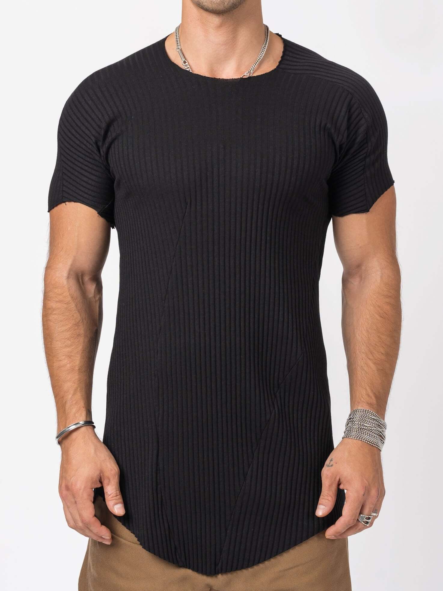 DIS-M-CT DISTORTION CURVED T-SHIRT - INN7