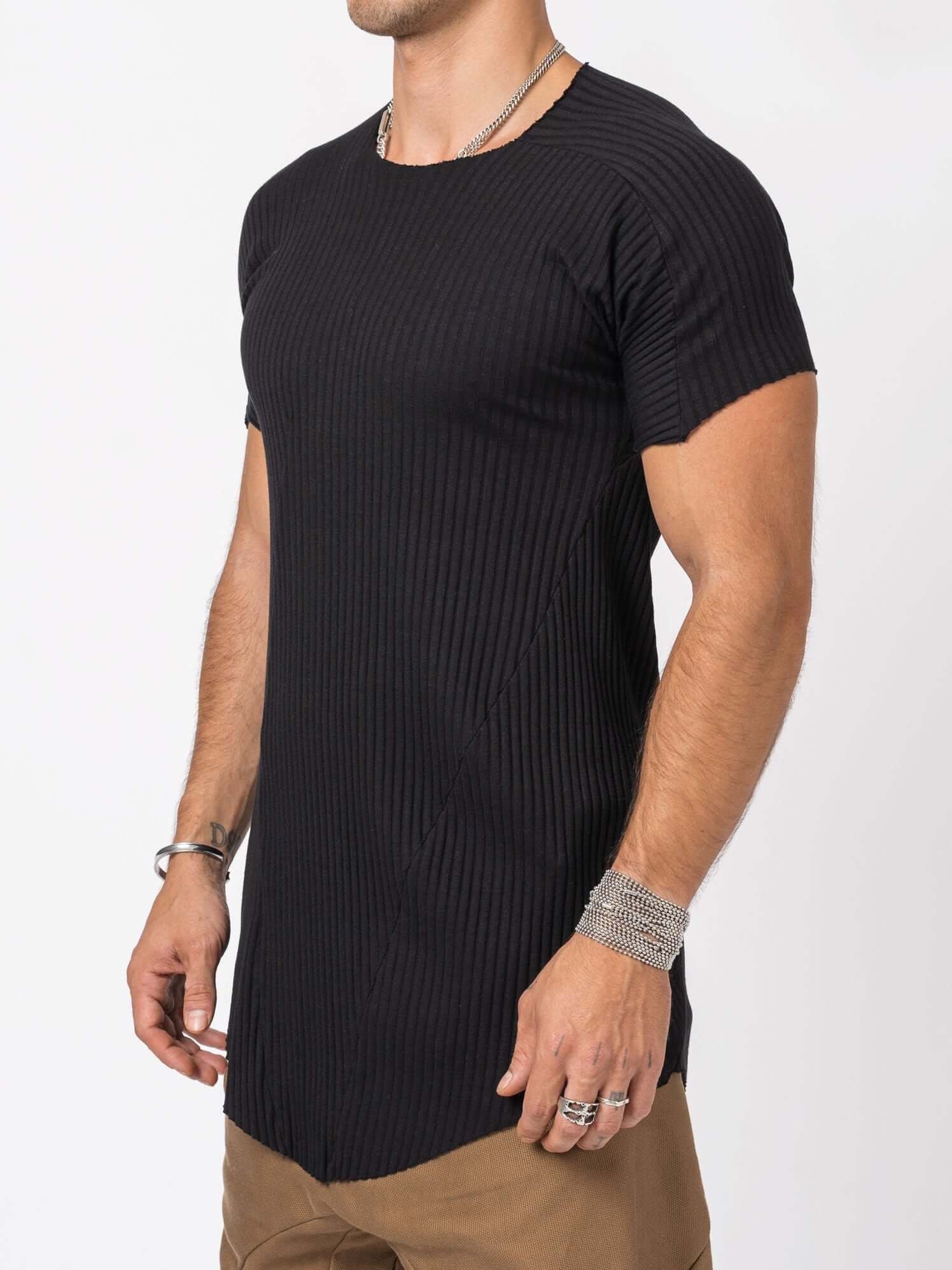 DIS-M-CT DISTORTION CURVED T-SHIRT - INN7