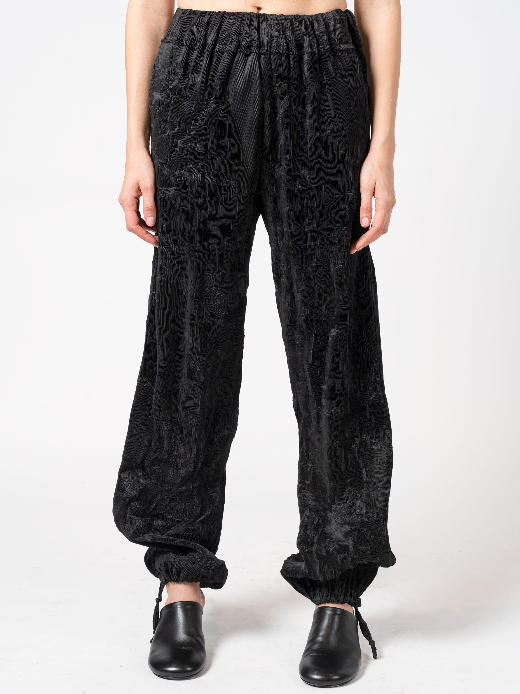Textured Pleated Trousers - INN7