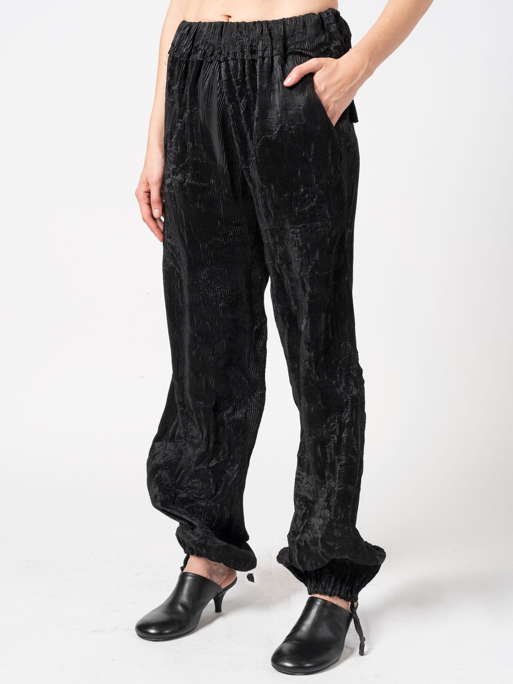 Textured Pleated Trousers - INN7