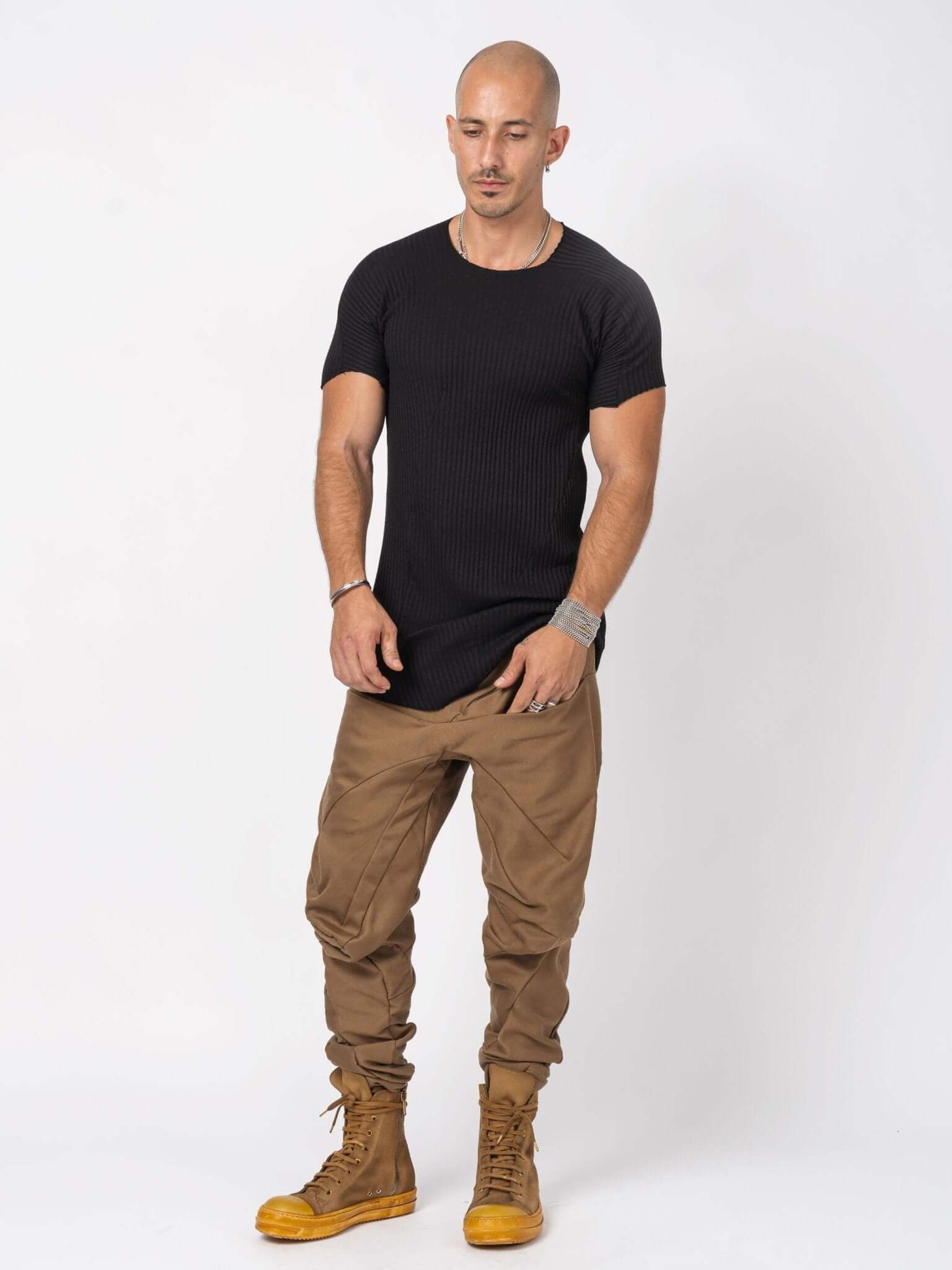 DIS-M-CT DISTORTION CURVED T-SHIRT - INN7