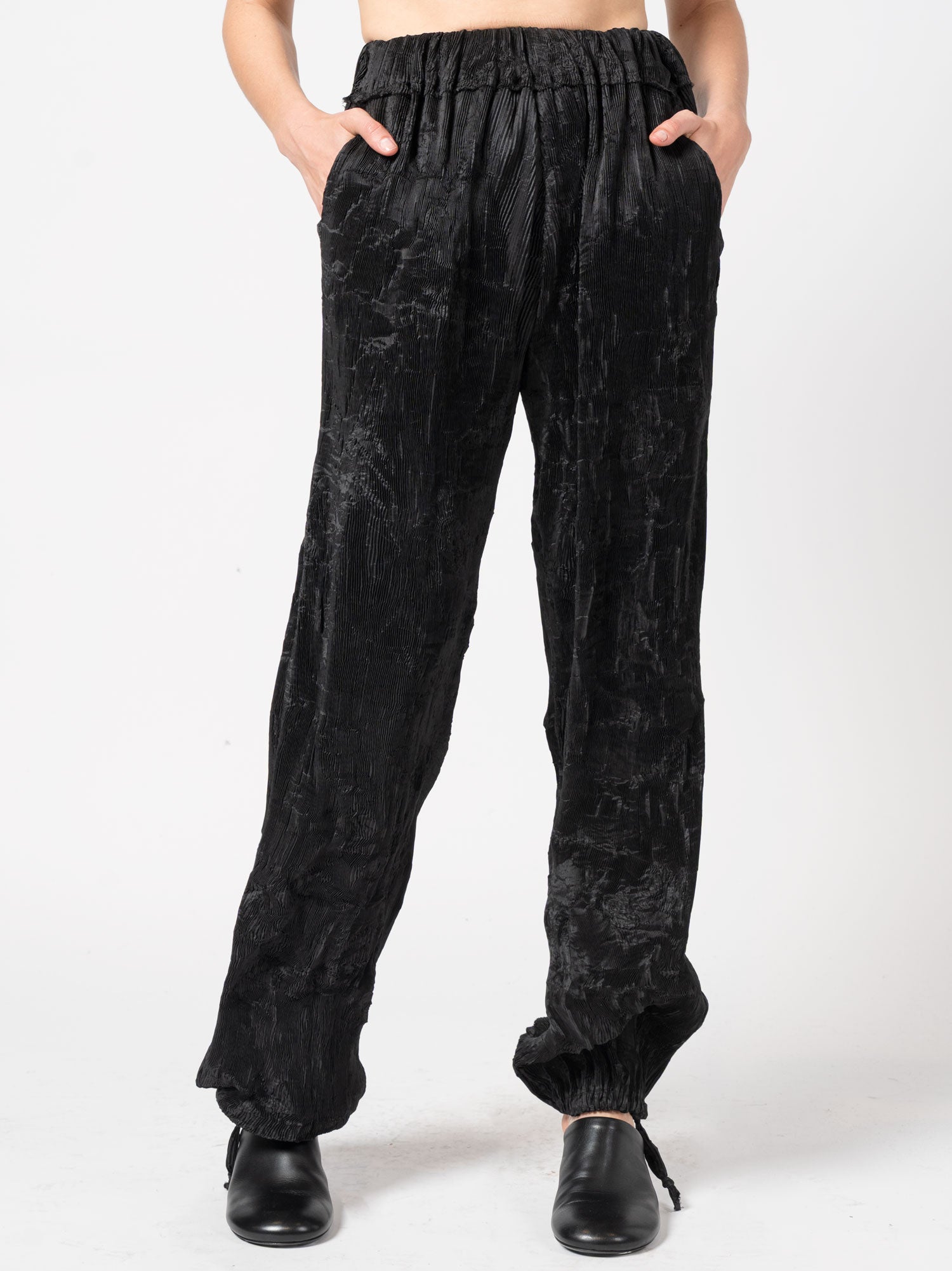 Textured Pleated Trousers - INN7