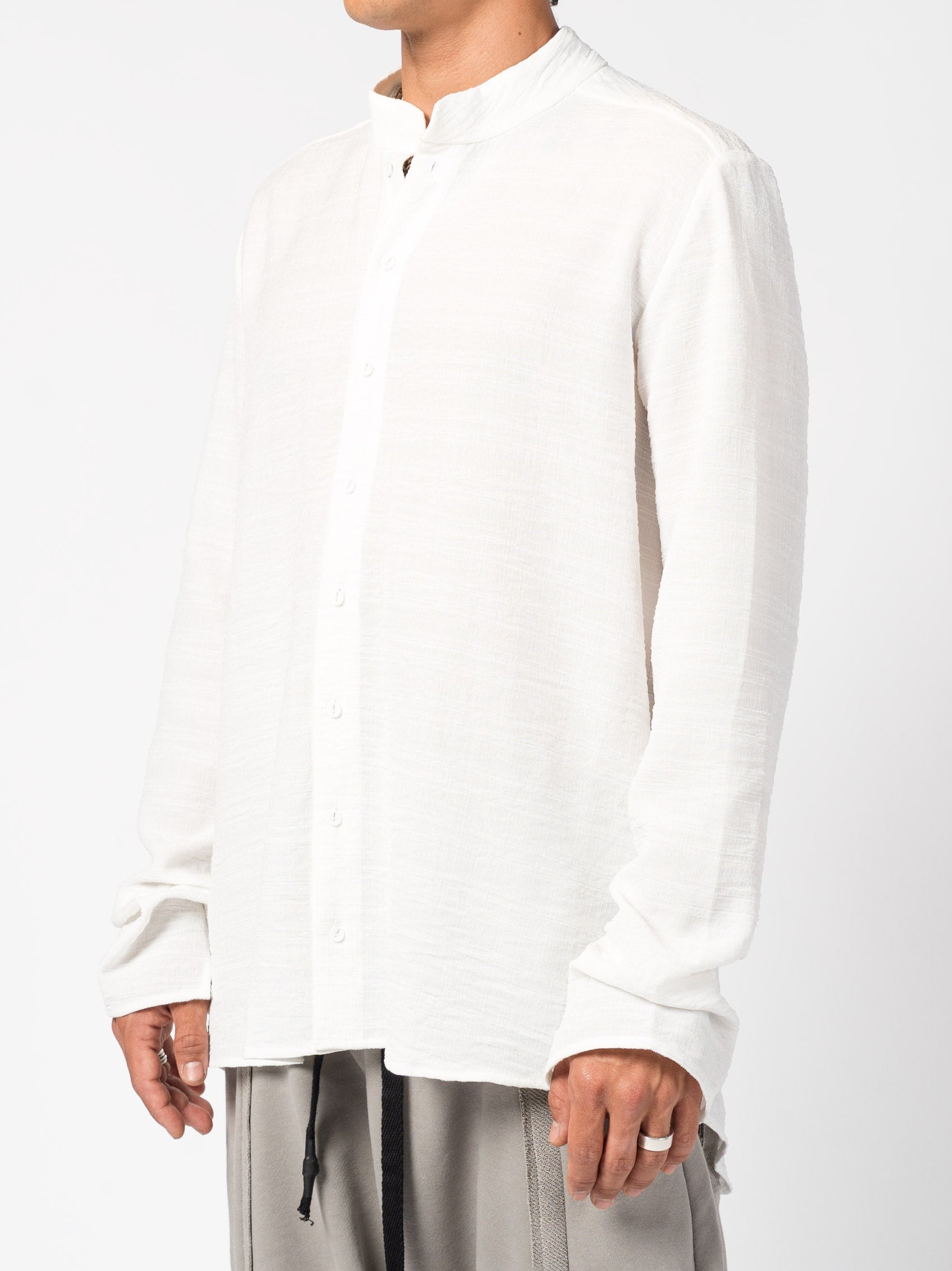 Textured Linen Blend Shirt - INN7