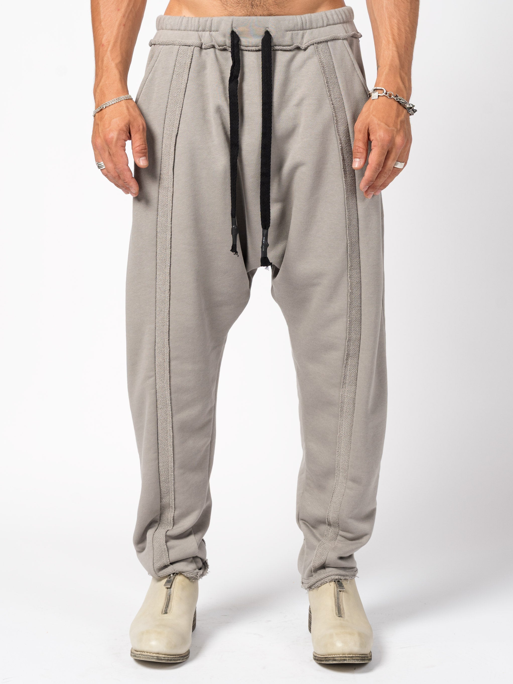 Sweatpants with Exposed Seams