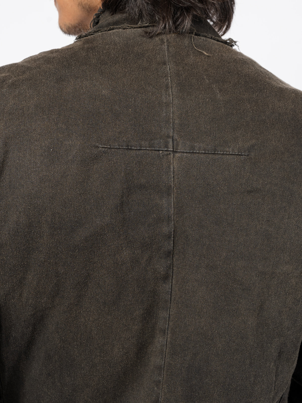 Frayed Edge Cotton Blazer - INN7