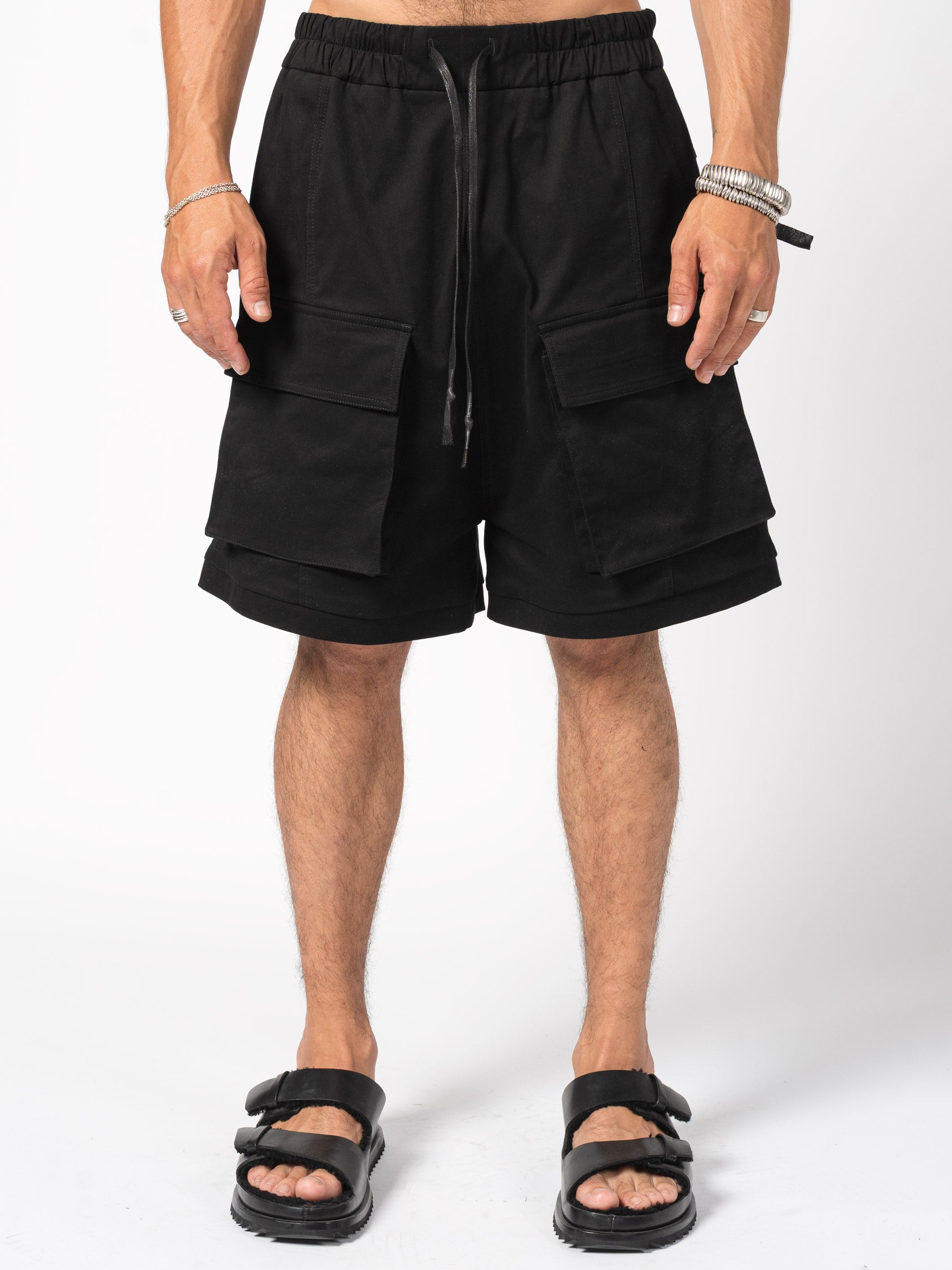 Wide-Leg Cargo Shorts - INN7