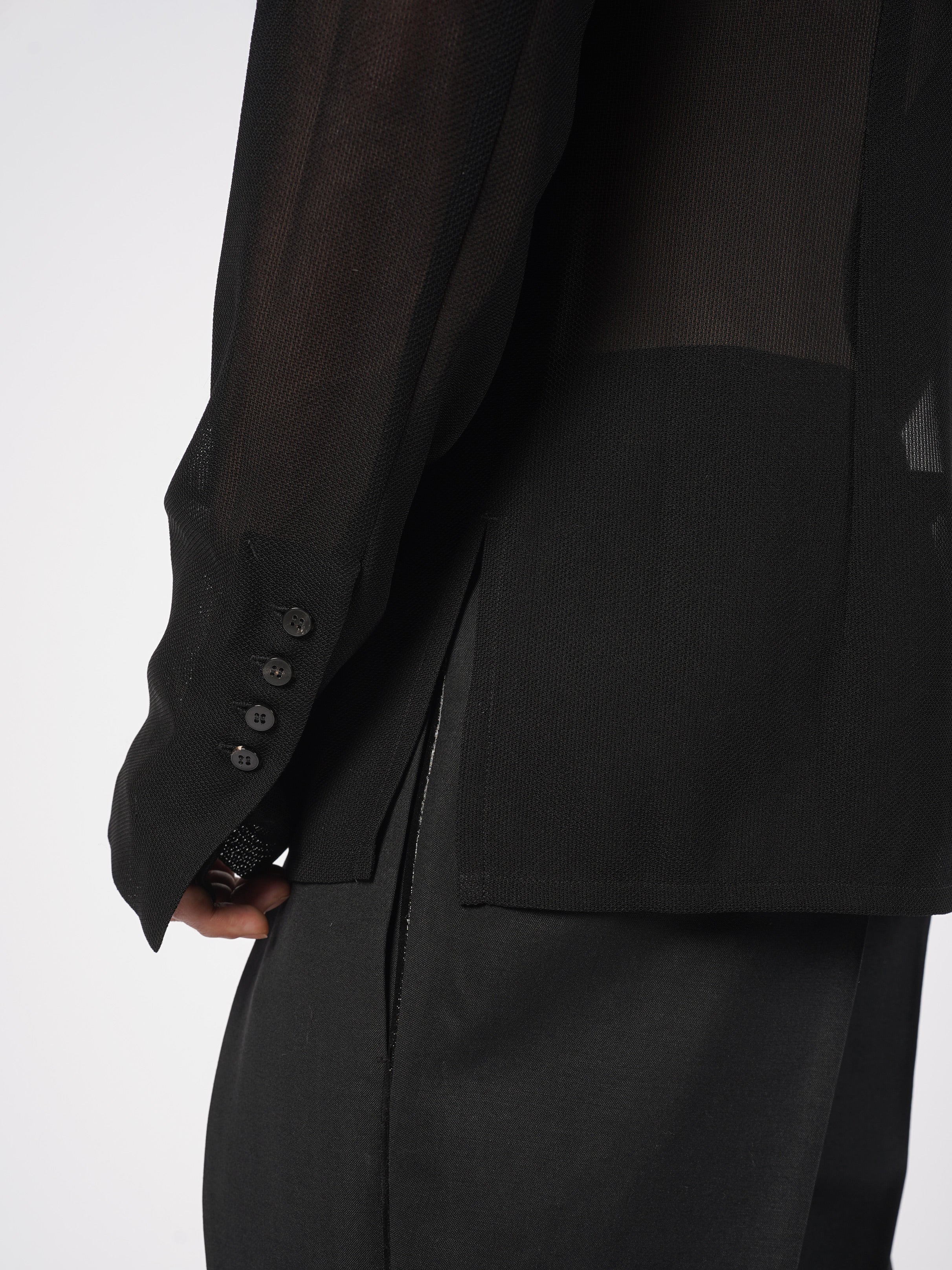 Sheer Textured Shirt - INN7