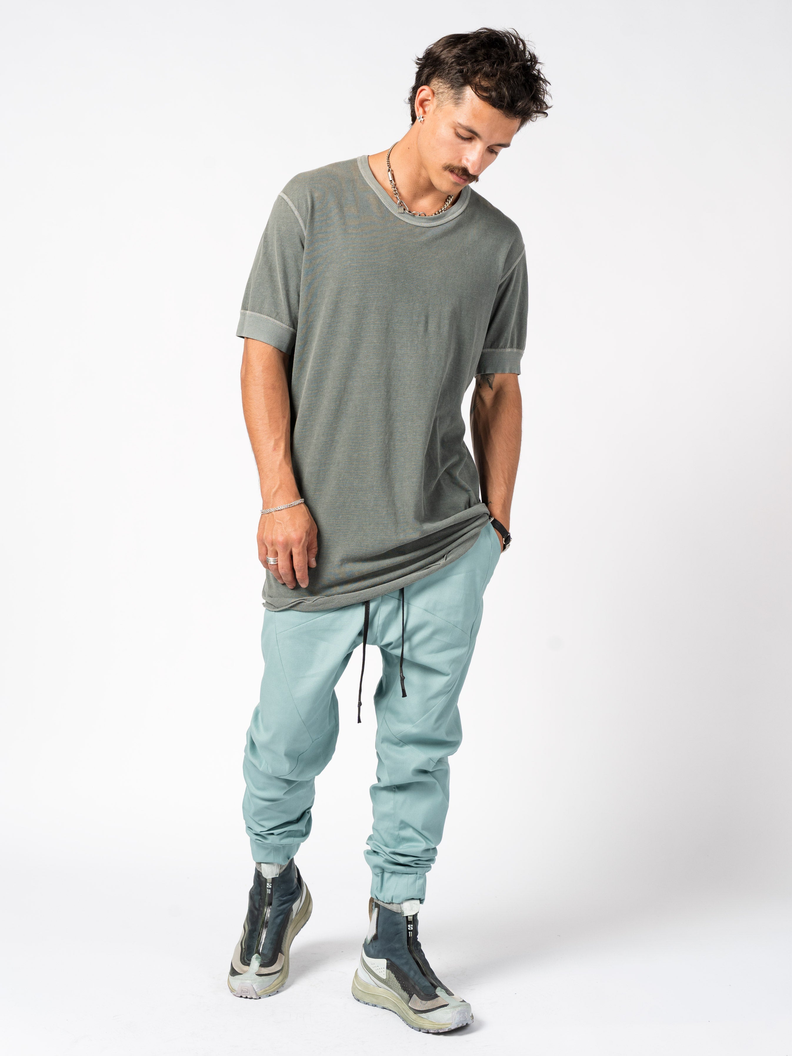 Tapered Cotton Blend Pants - INN7