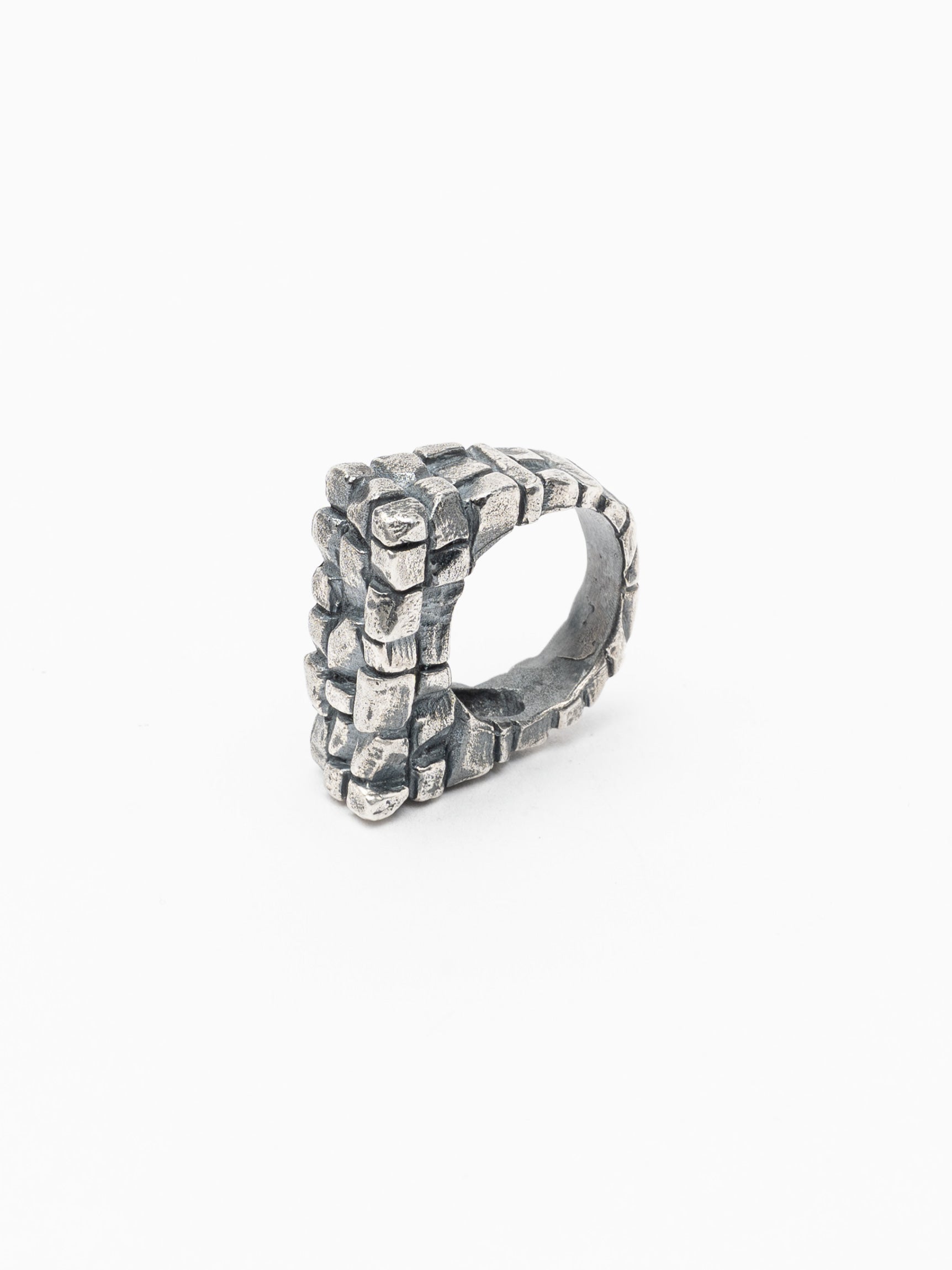 Silver Cobblestone Ring - INN7