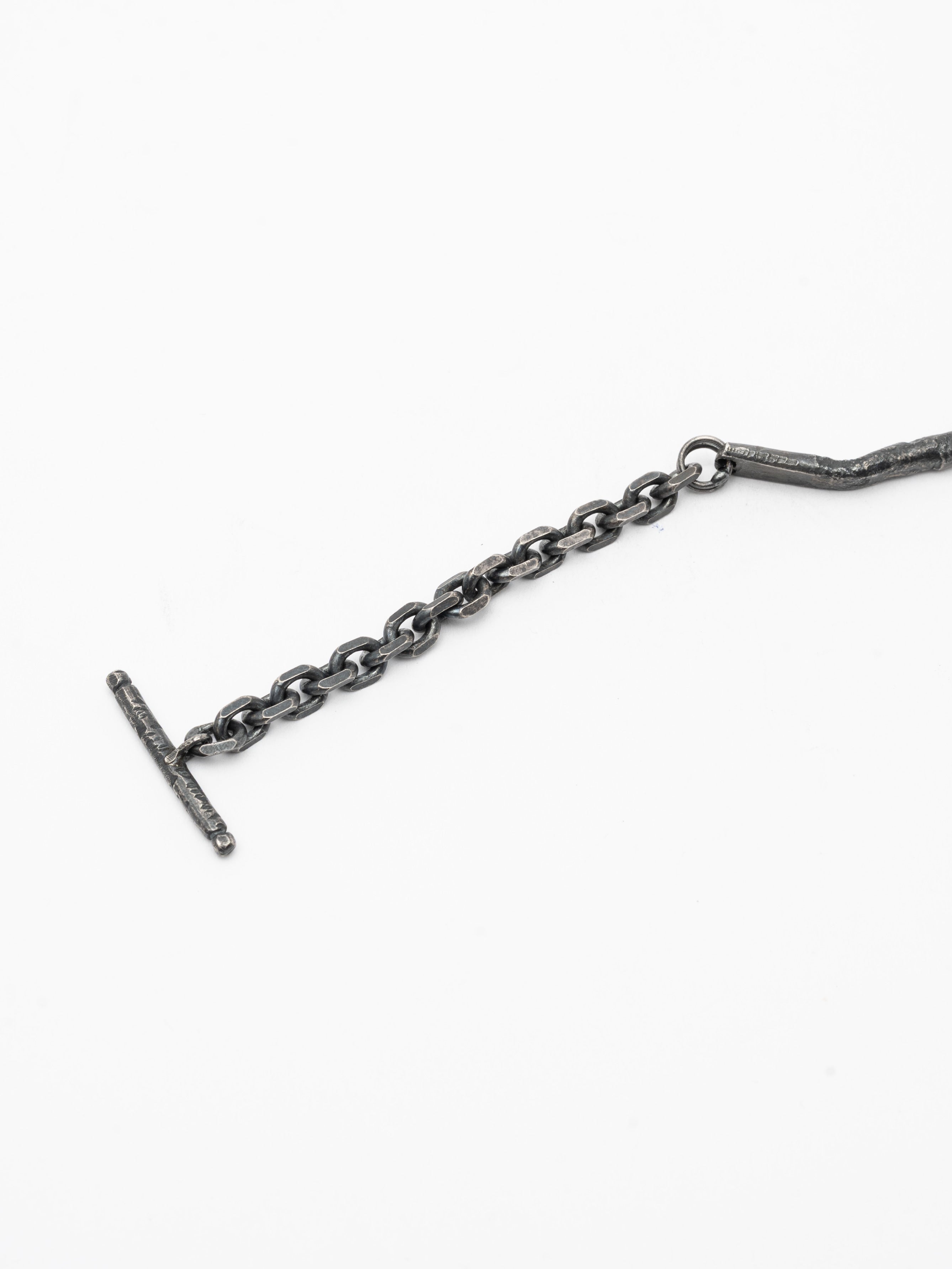 Silver Chain Bracelet with Gold Detail - INN7