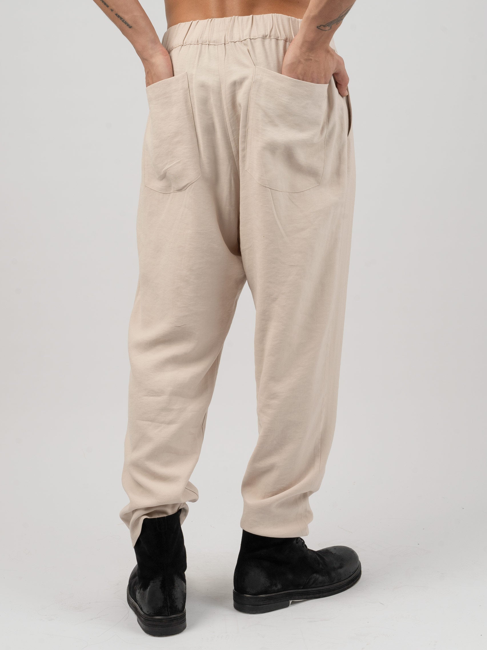 Drawstring Tapered Trousers - INN7