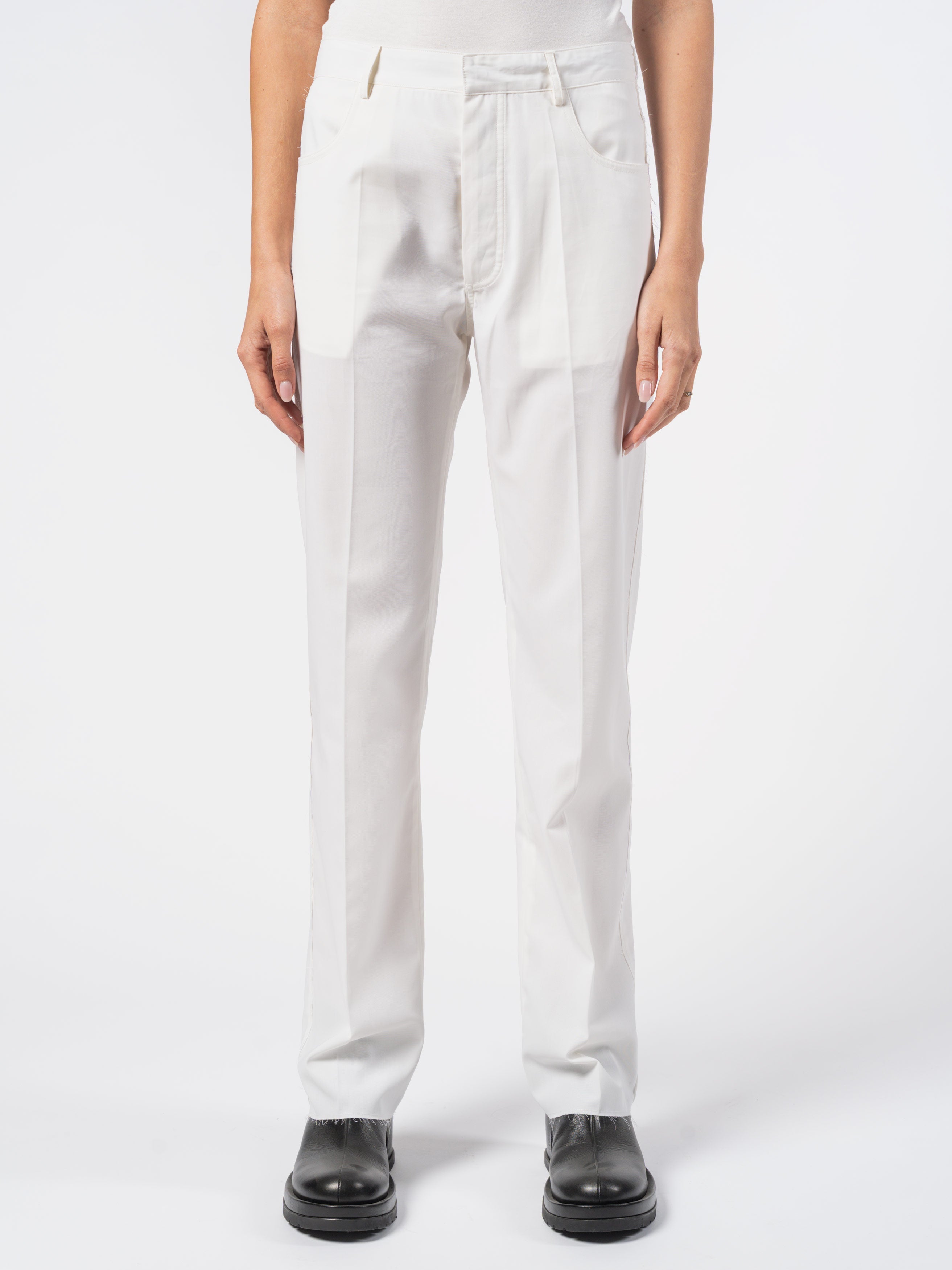 Relaxed Cotton Trousers - INN7