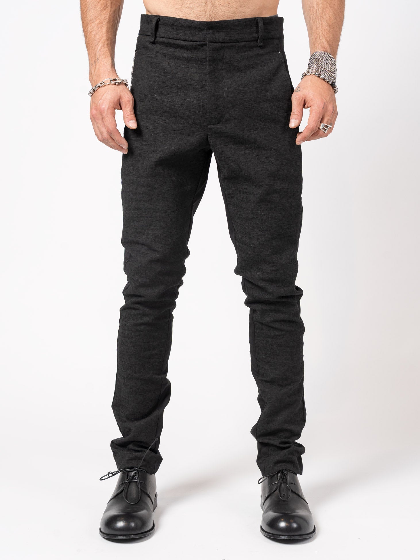 Tailored Cotton Trousers - INN7
