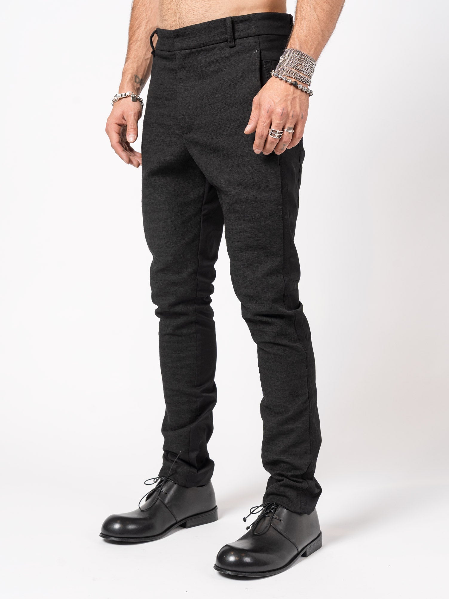 Tailored Cotton Trousers - INN7