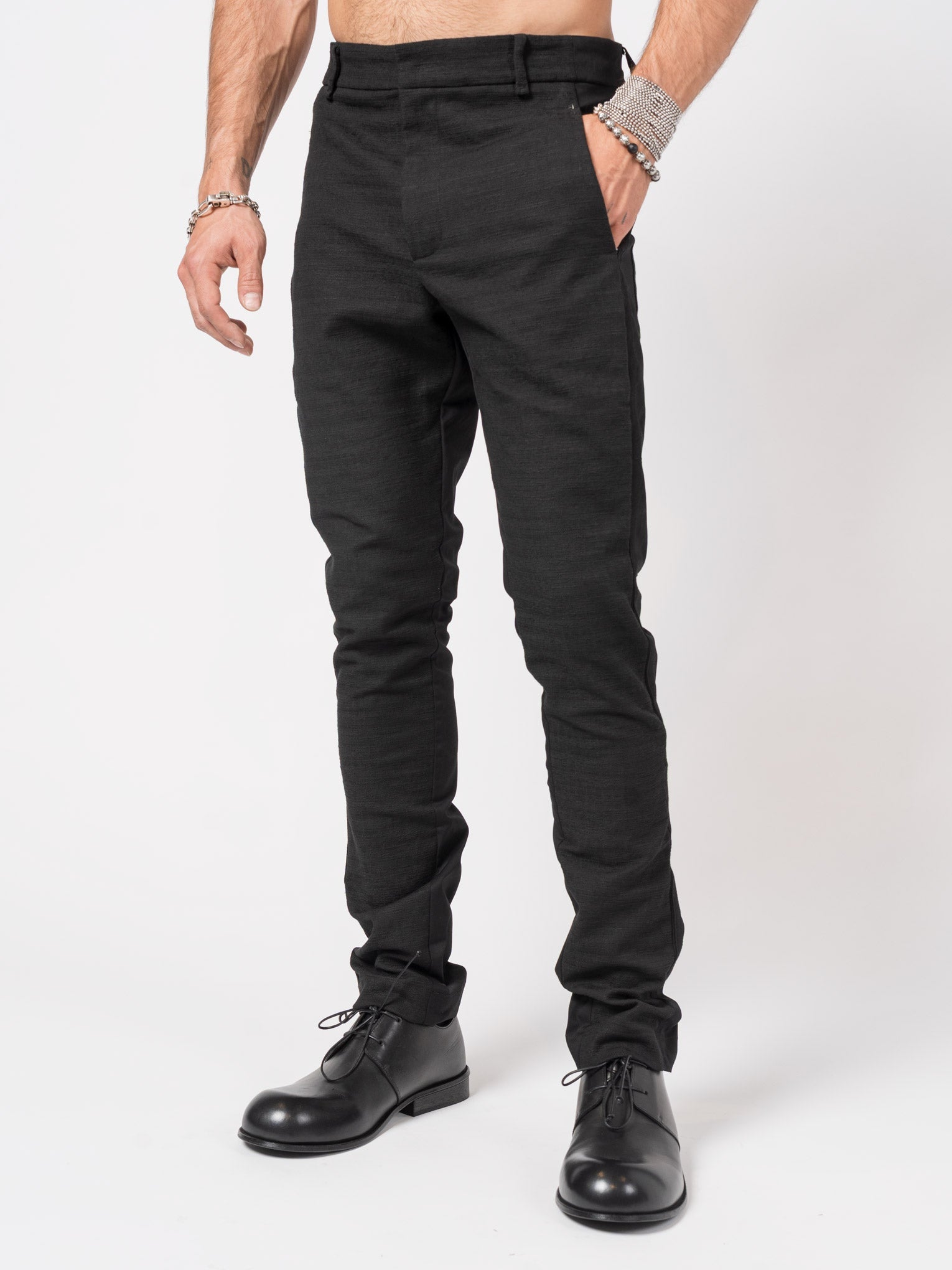 Tailored Cotton Trousers - INN7