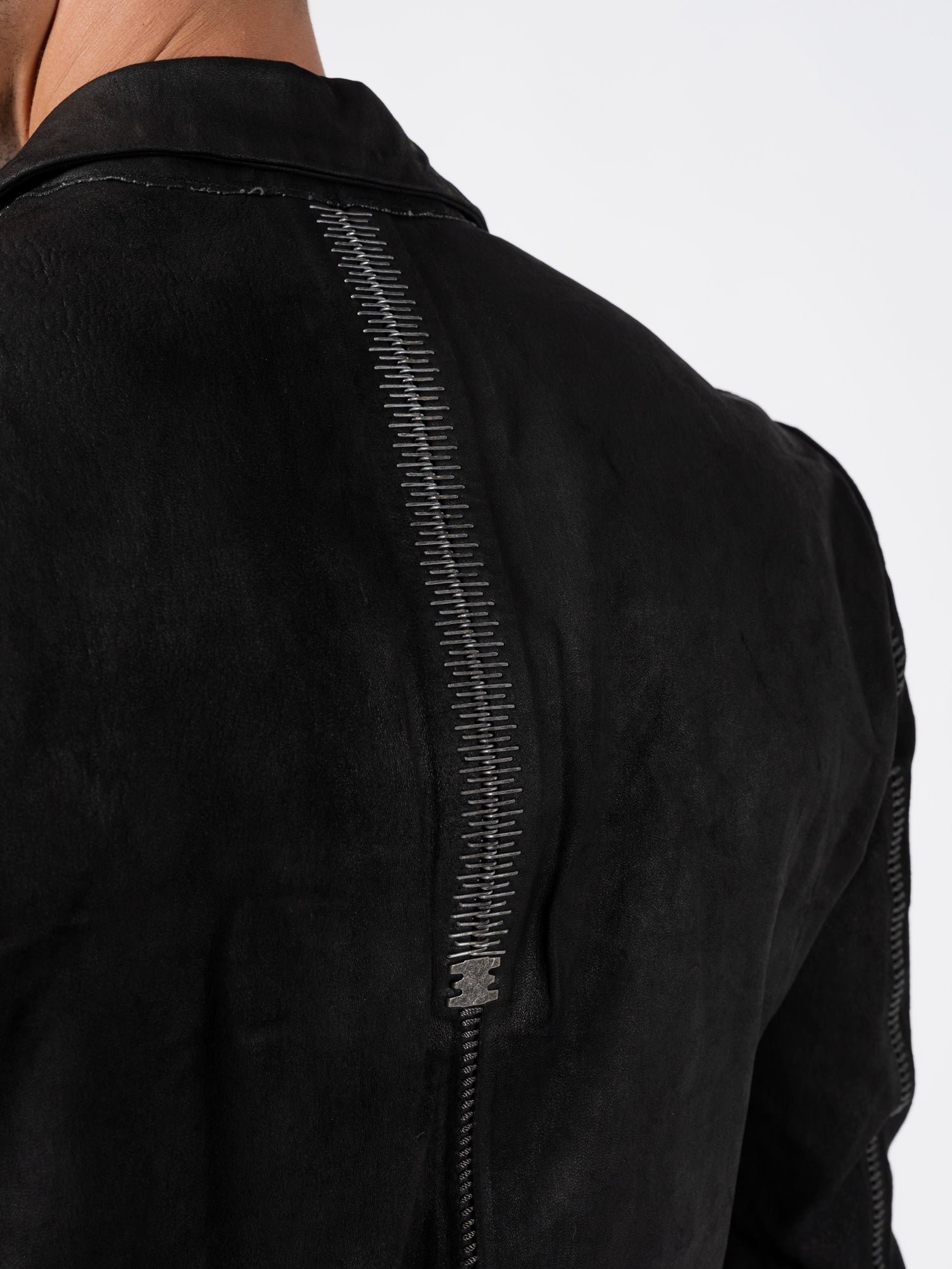Pionnier Stretch Leather Blazer