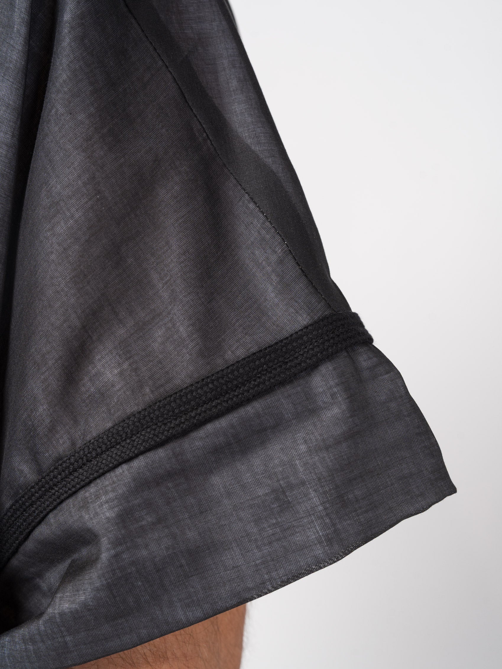 Oversized Sheer Cotton Shirt - INN7