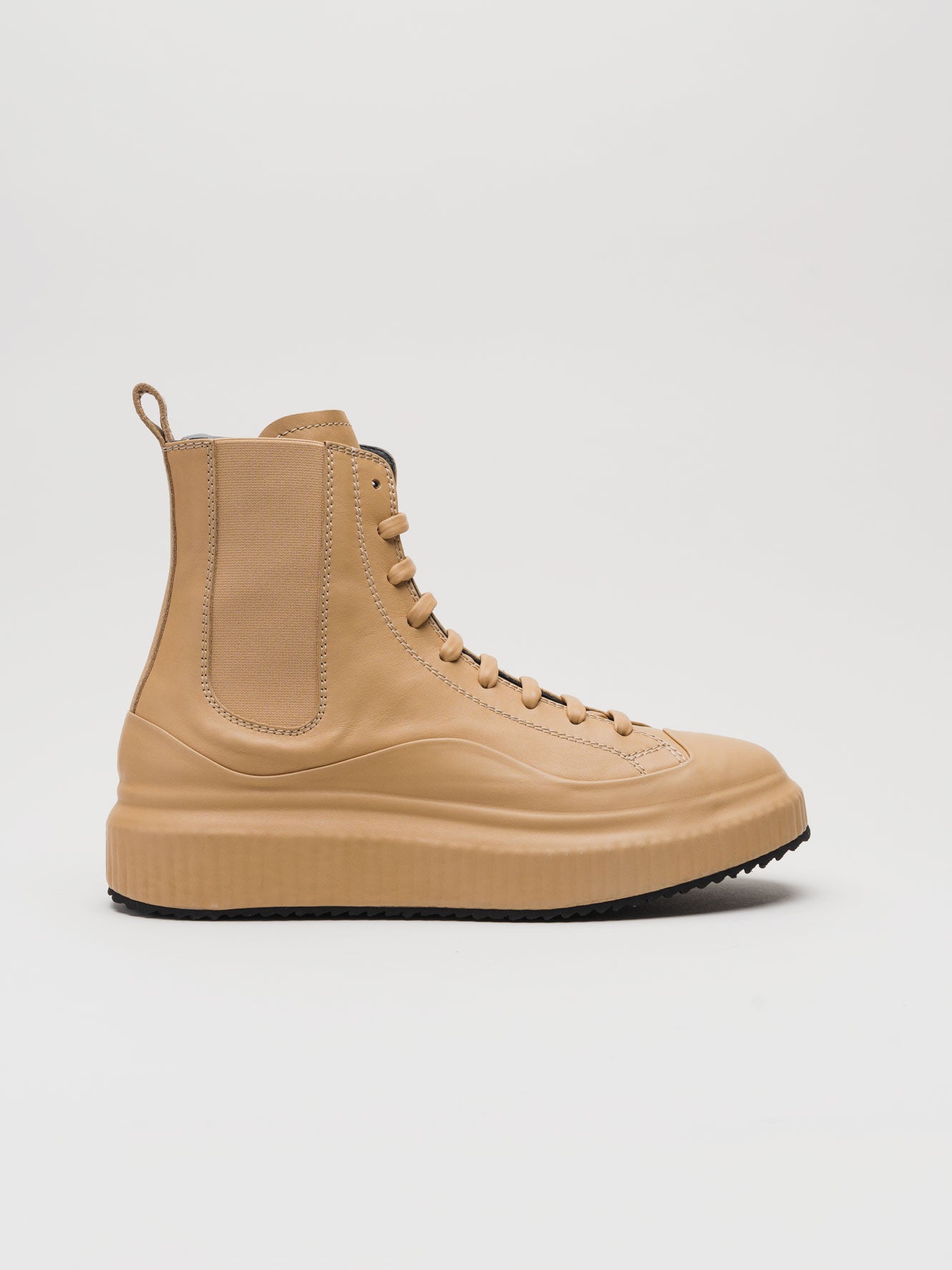 Leather High-Top Platform Boot - INN7