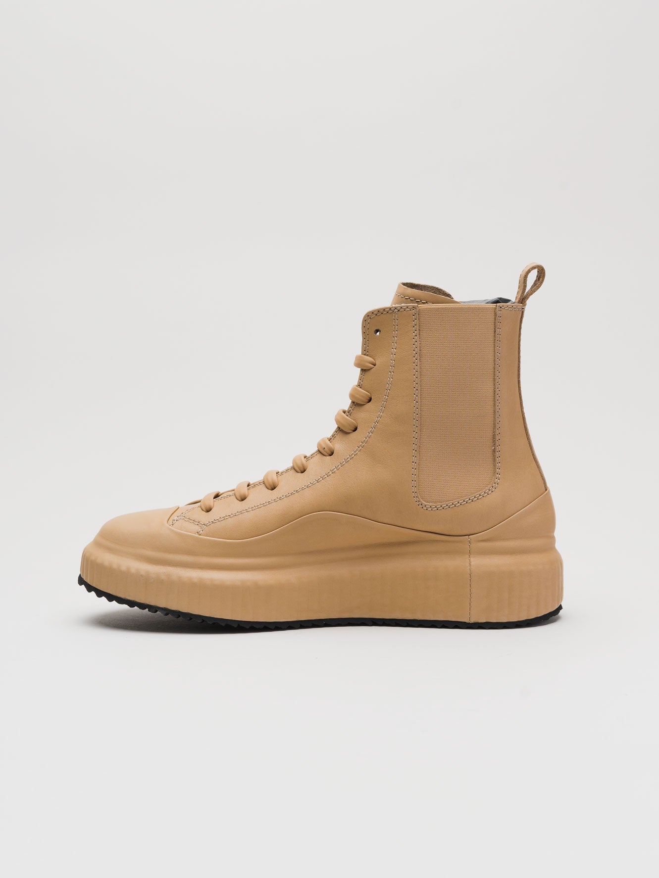 Leather High-Top Platform Boot - INN7