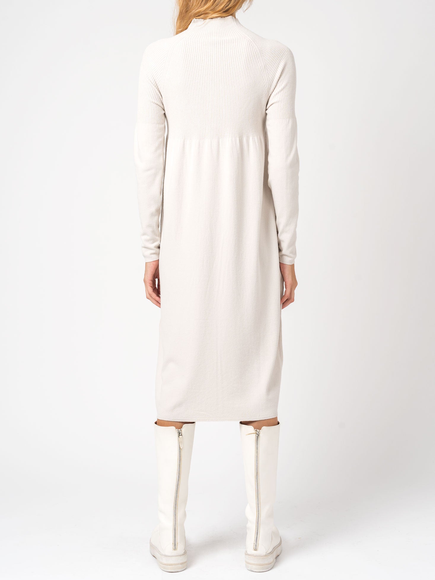 Turtleneck Dress in Viscose and Wool - INN7