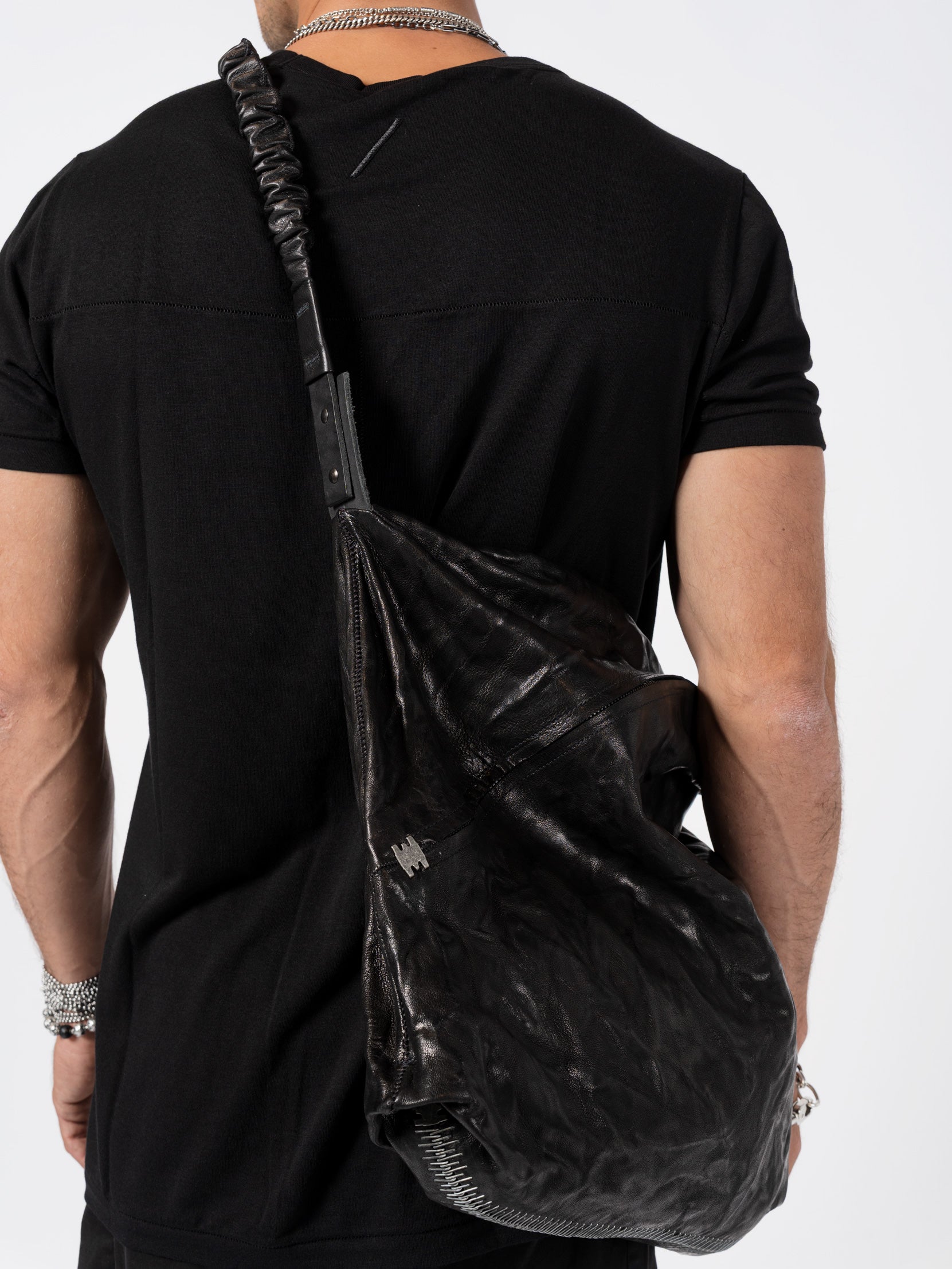 Balladeur Lambskin Shoulder Bag