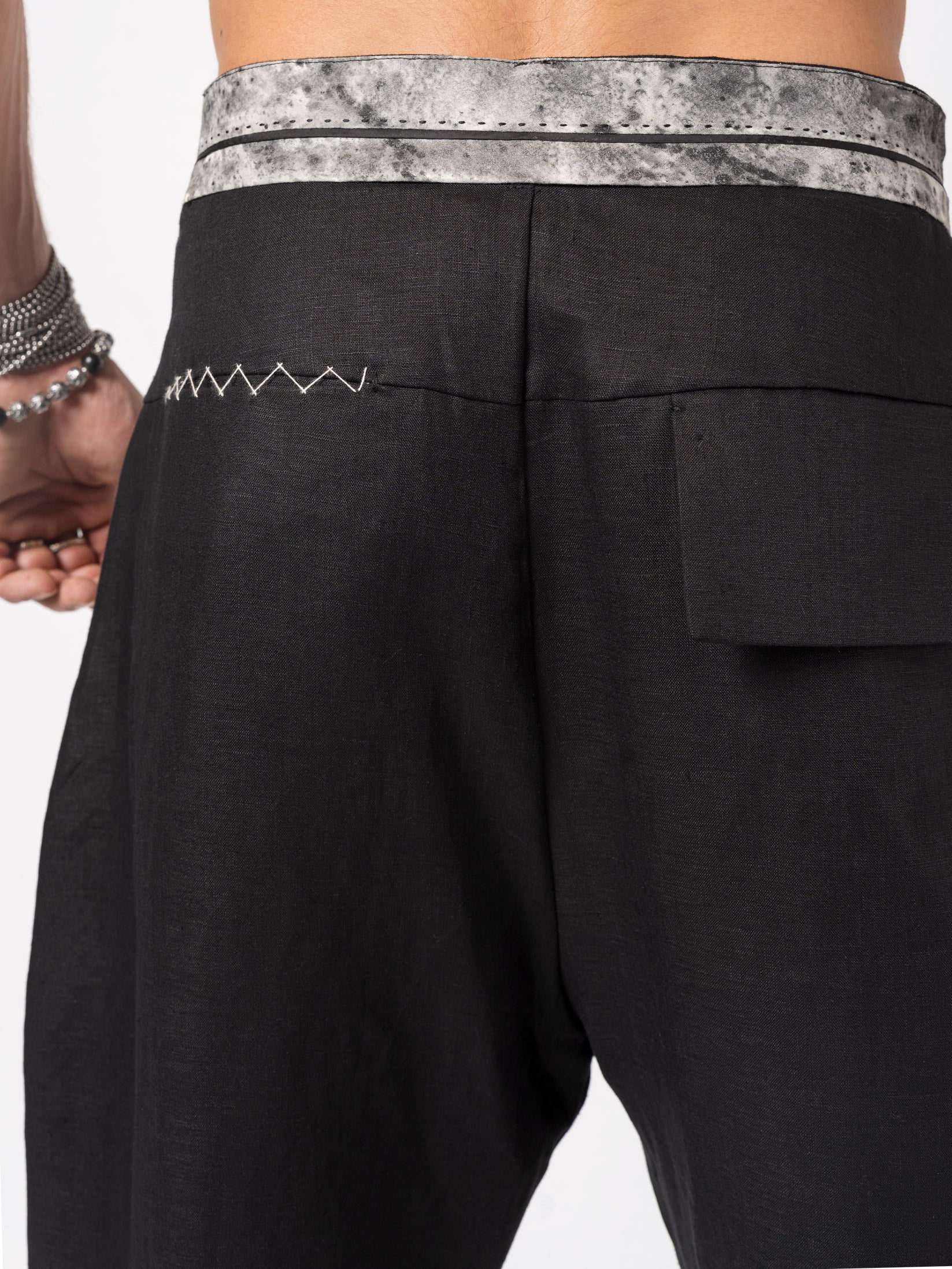 Textured Linen-Cotton Tapered Pants - INN7