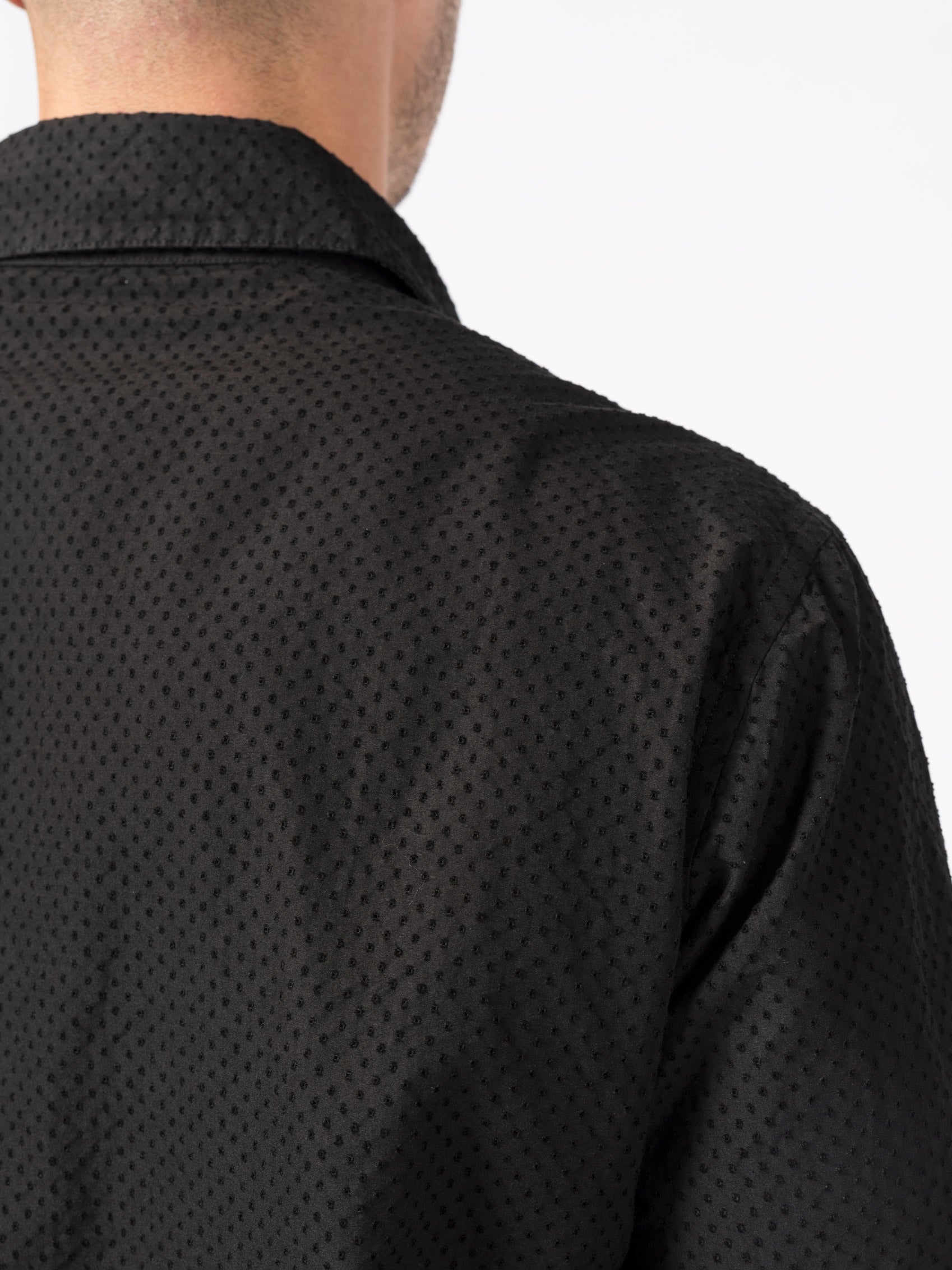 Perforated Button-Up Shirt - INN7