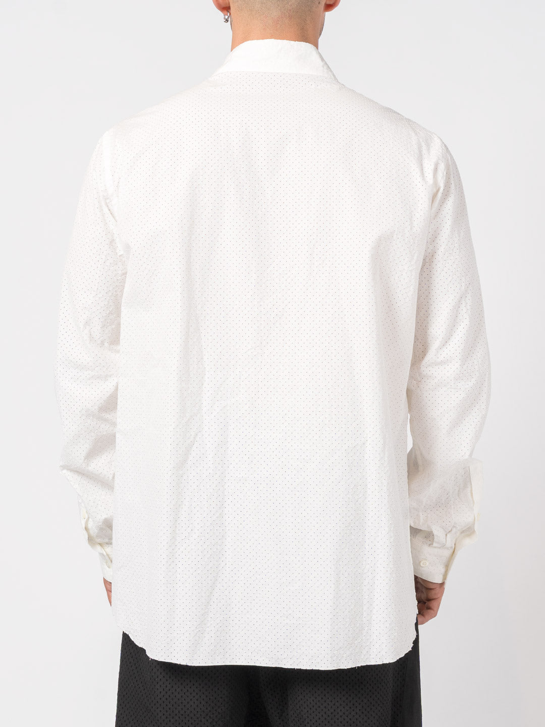 Perforated Button-Up Shirt - INN7