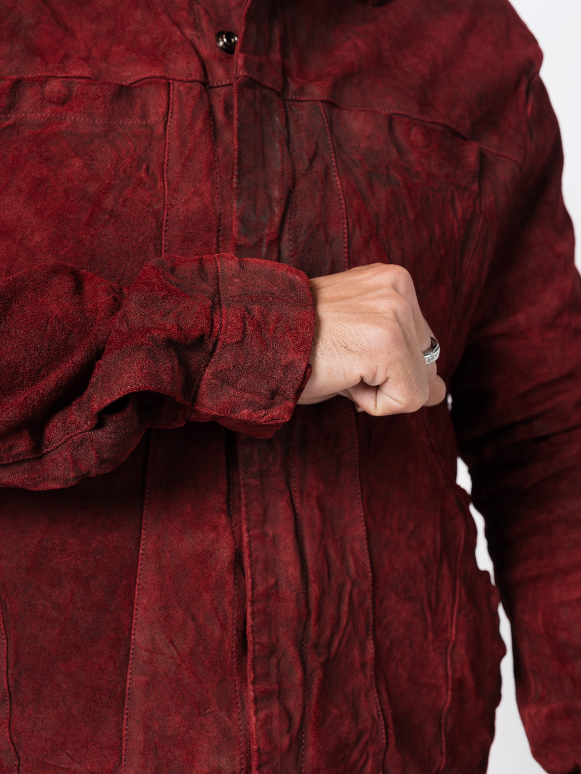 Vegetable-Tanned Leather Jacket