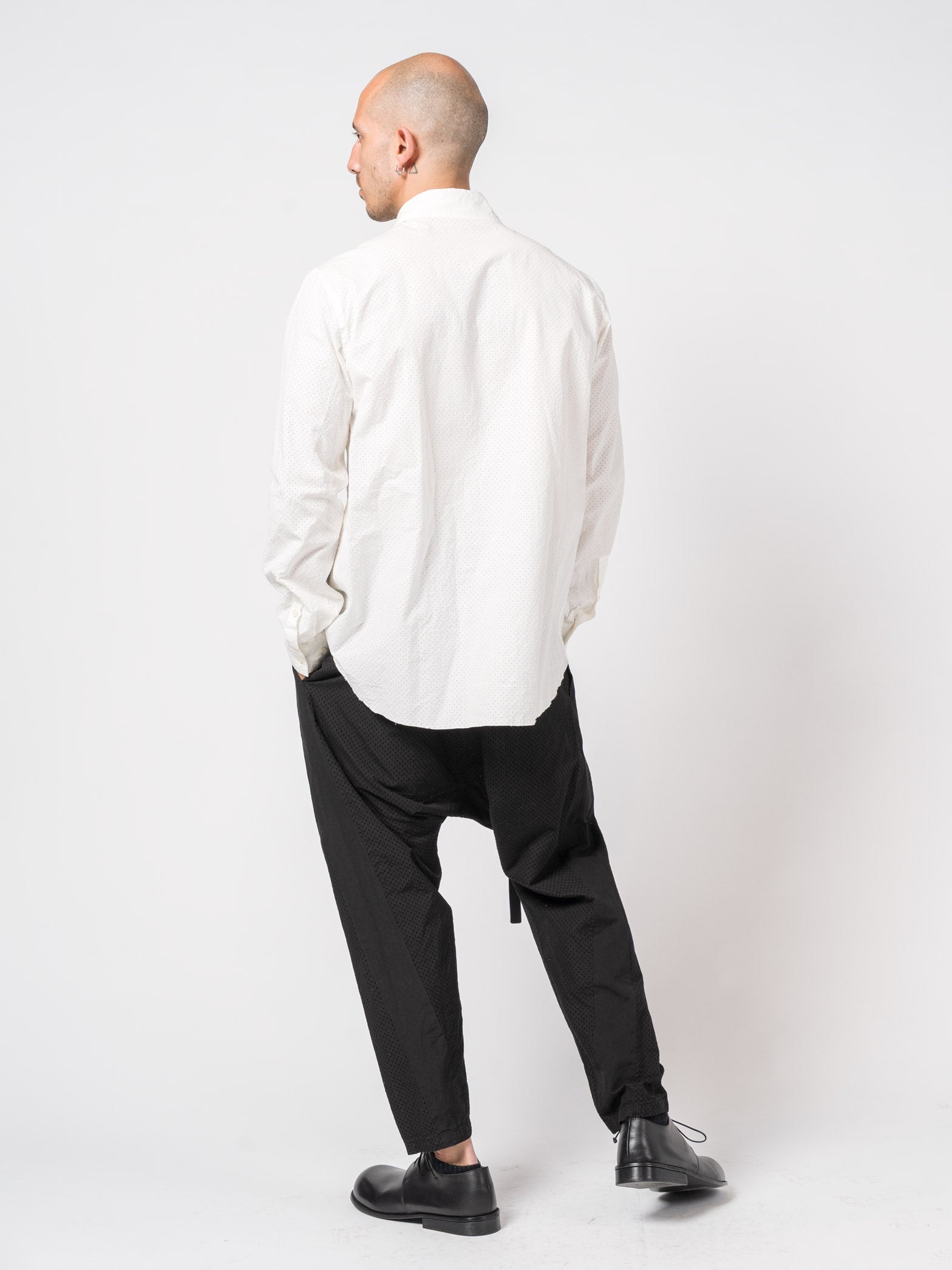 Perforated Button-Up Shirt - INN7