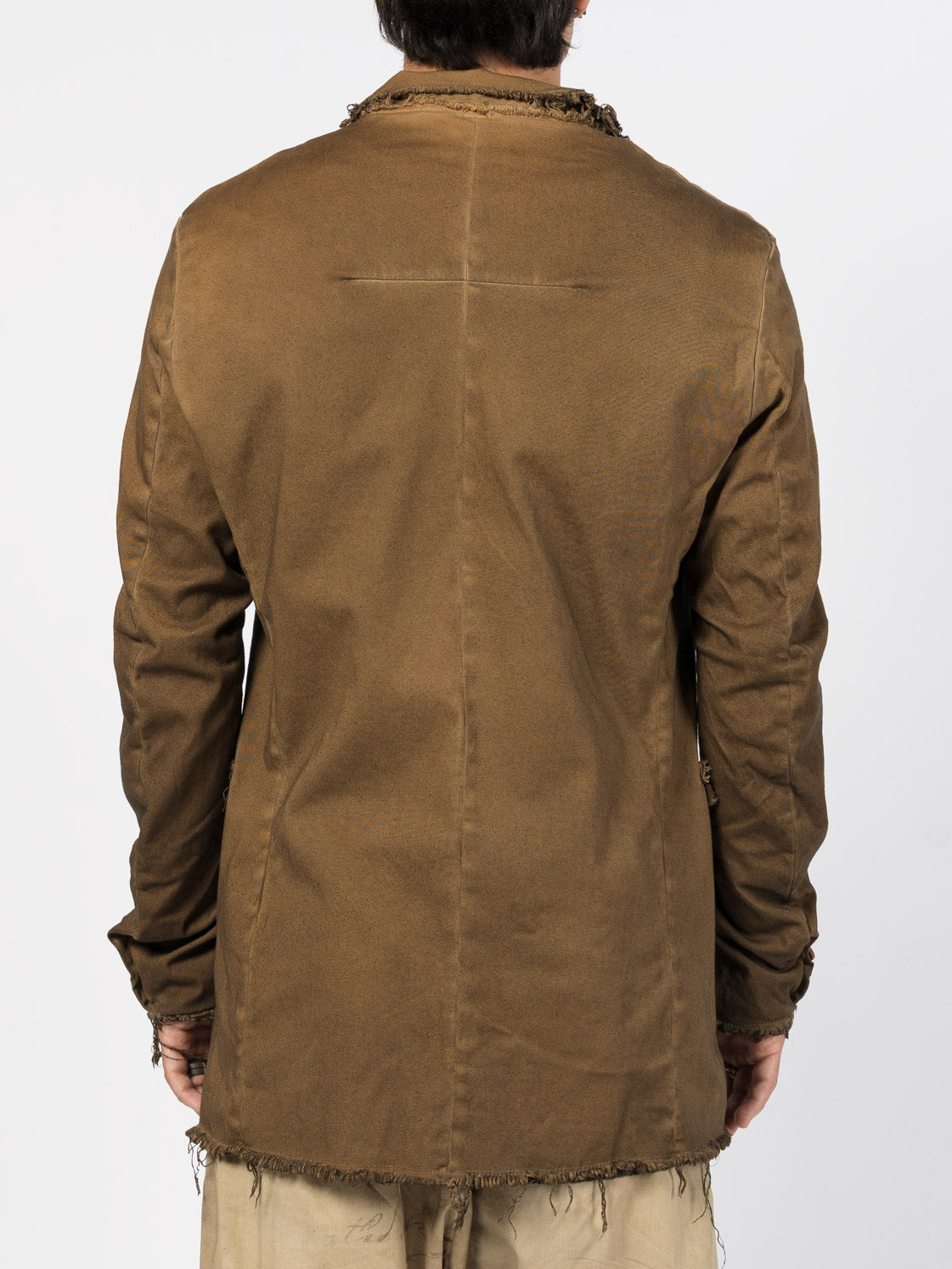 Frayed Edge Cotton Blazer - INN7