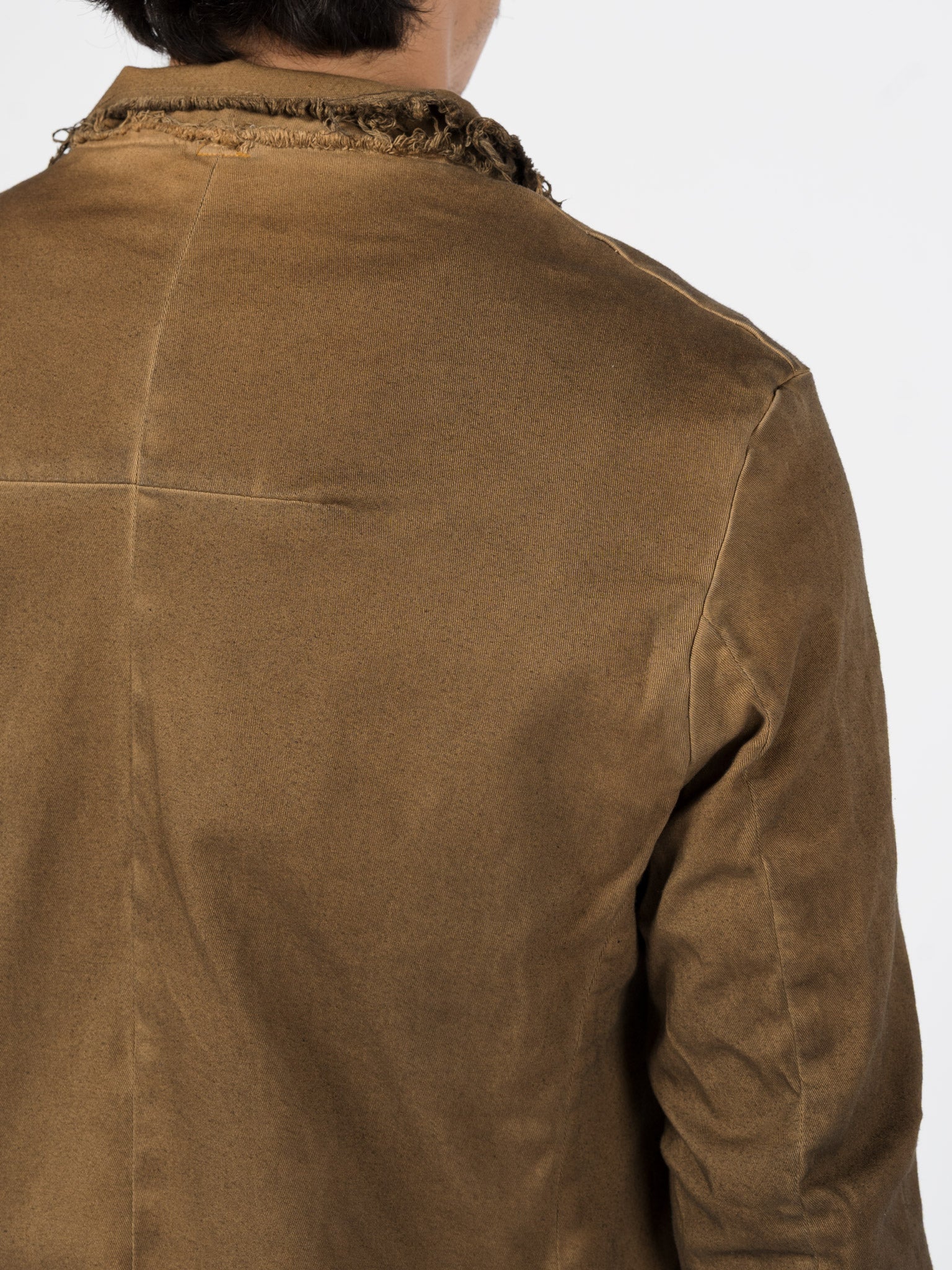 Frayed Edge Cotton Blazer - INN7