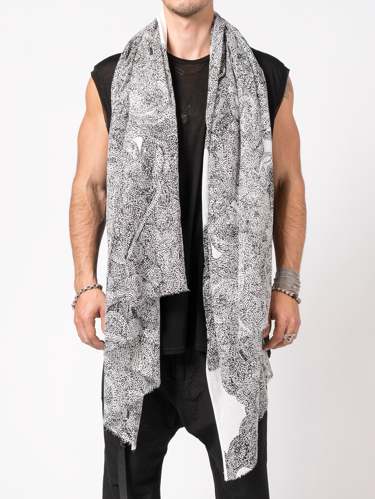 Lightweight Printed Stole - INN7