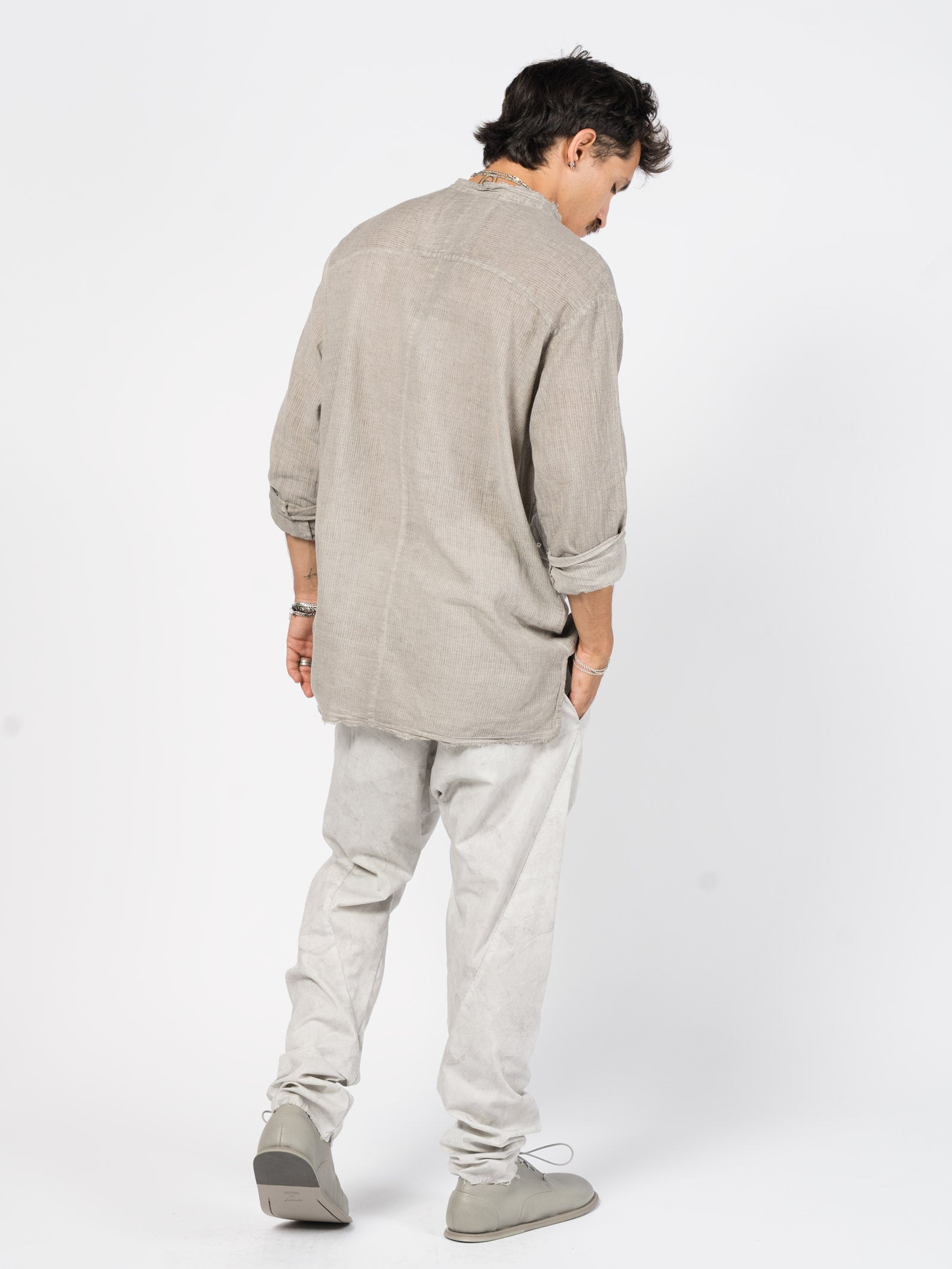 Cotton Button-Up Shirt - INN7