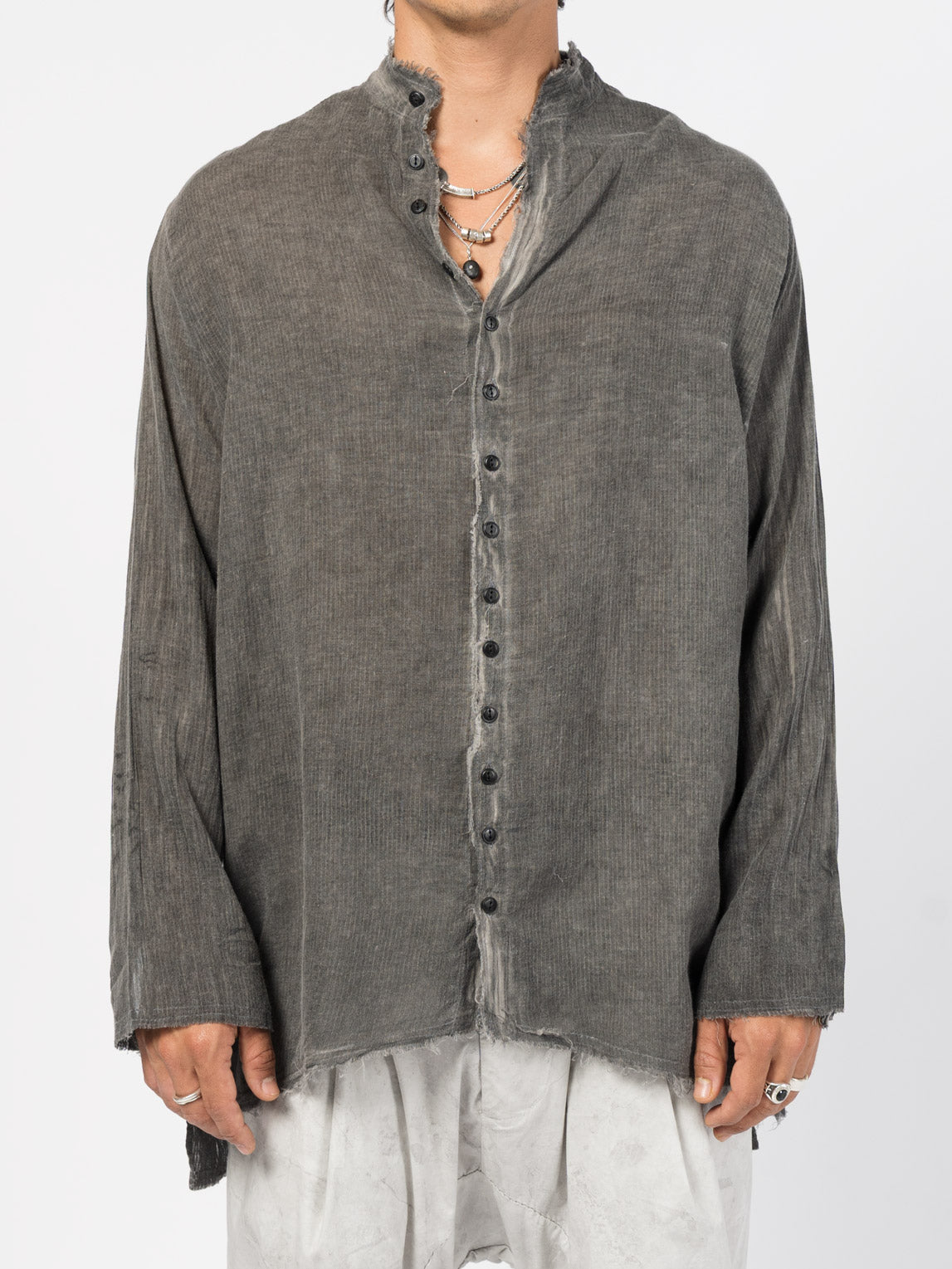 Cotton Button-Up Shirt - INN7