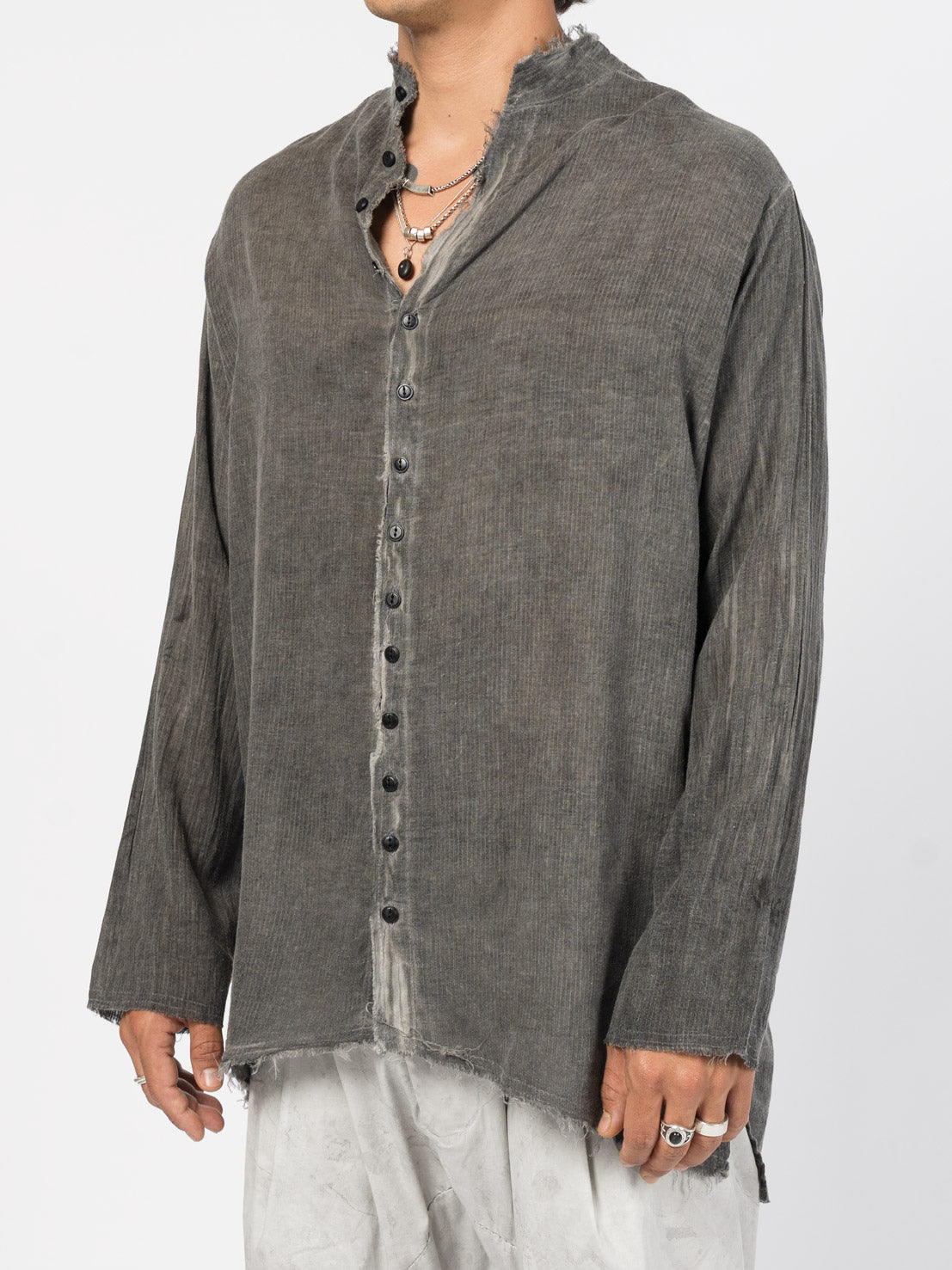 Cotton Button-Up Shirt - INN7