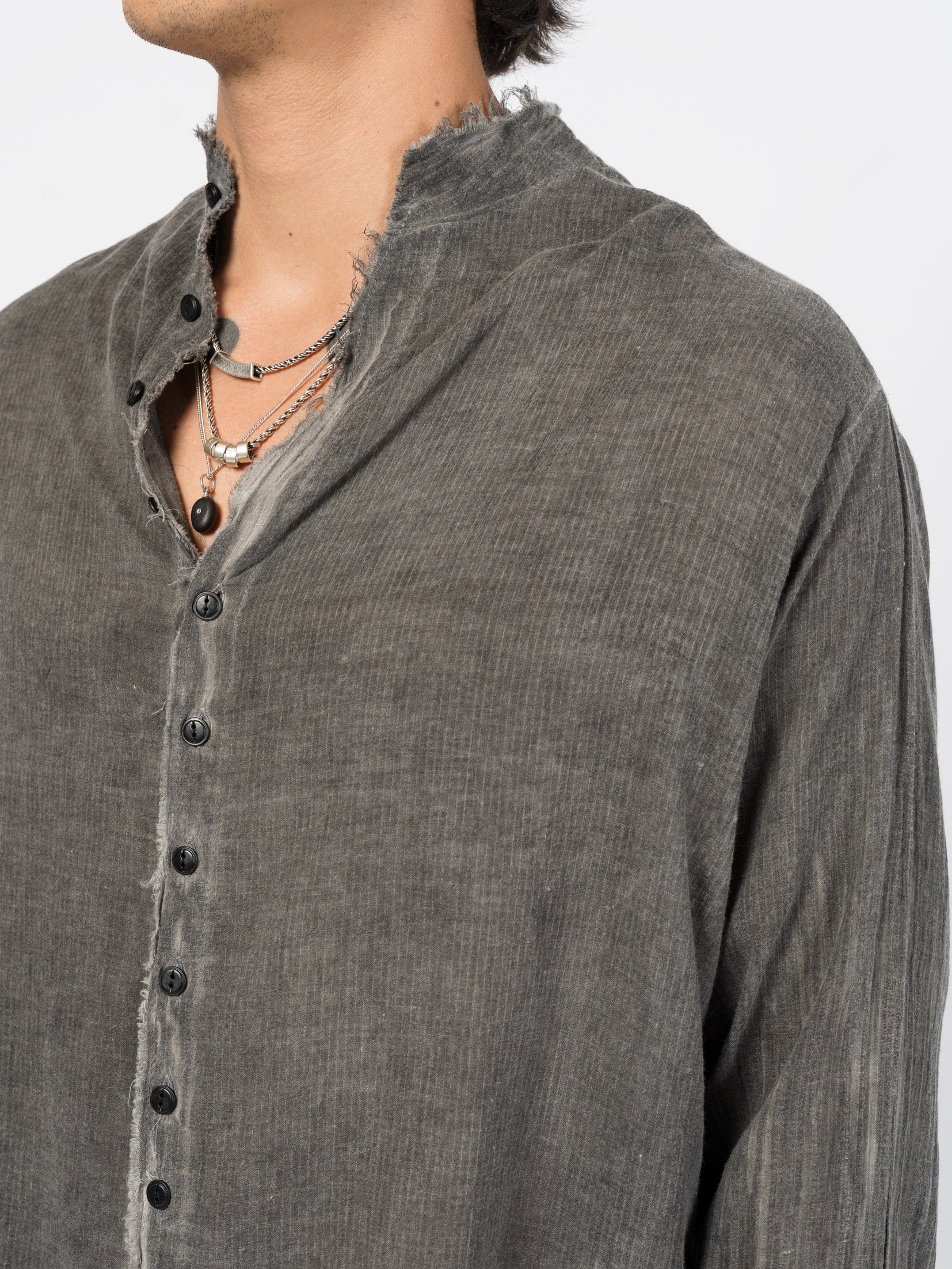 Cotton Button-Up Shirt - INN7