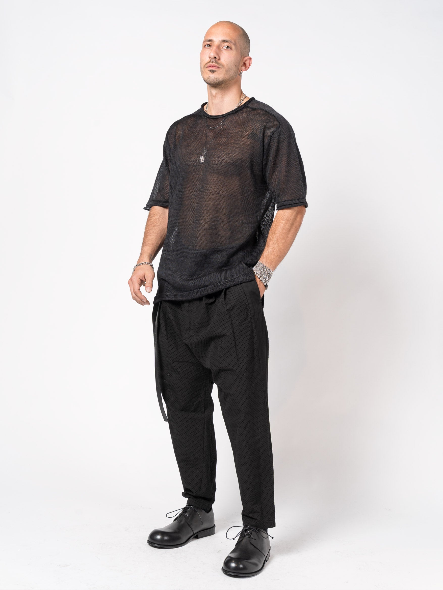 Perforated Trousers - INN7