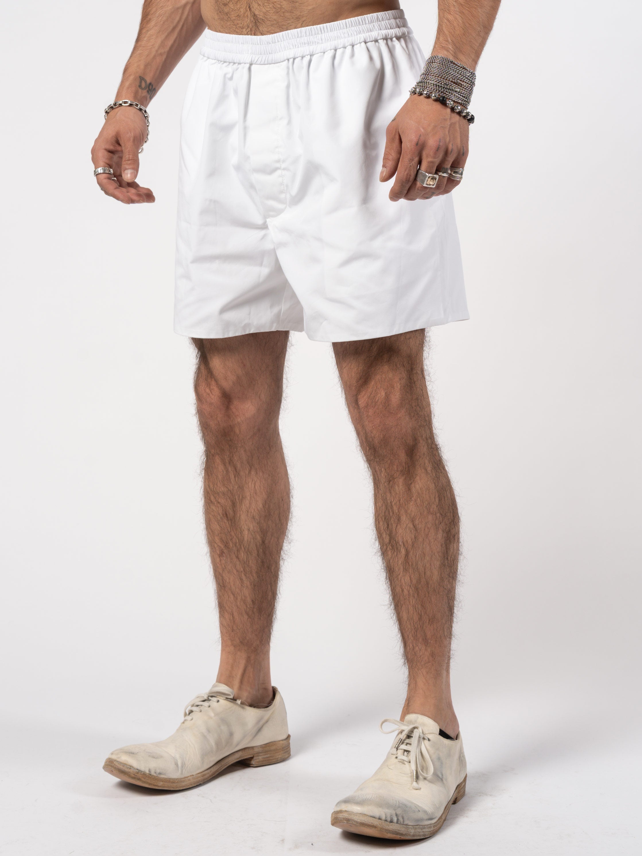 Lightweight Cotton Elastic Shorts - INN7